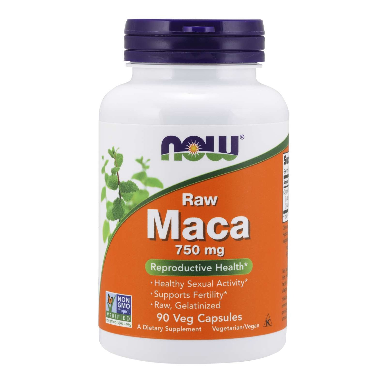Now Foods Maca 750mg Raw (6:1) Συμπλήρωμα Διατροφής, Βιολογική Maca για Ορμονική Ισορροπία, Αύξηση Λίμπιντο, Αντοχή 90 VegCaps
