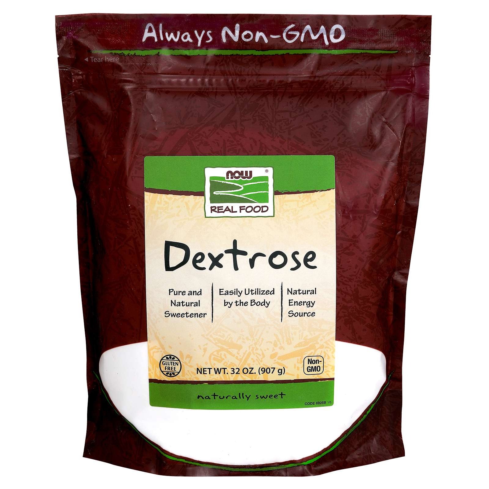 Now Foods Dextrose 100% Καθαρή Δεξτρόζη 907gr