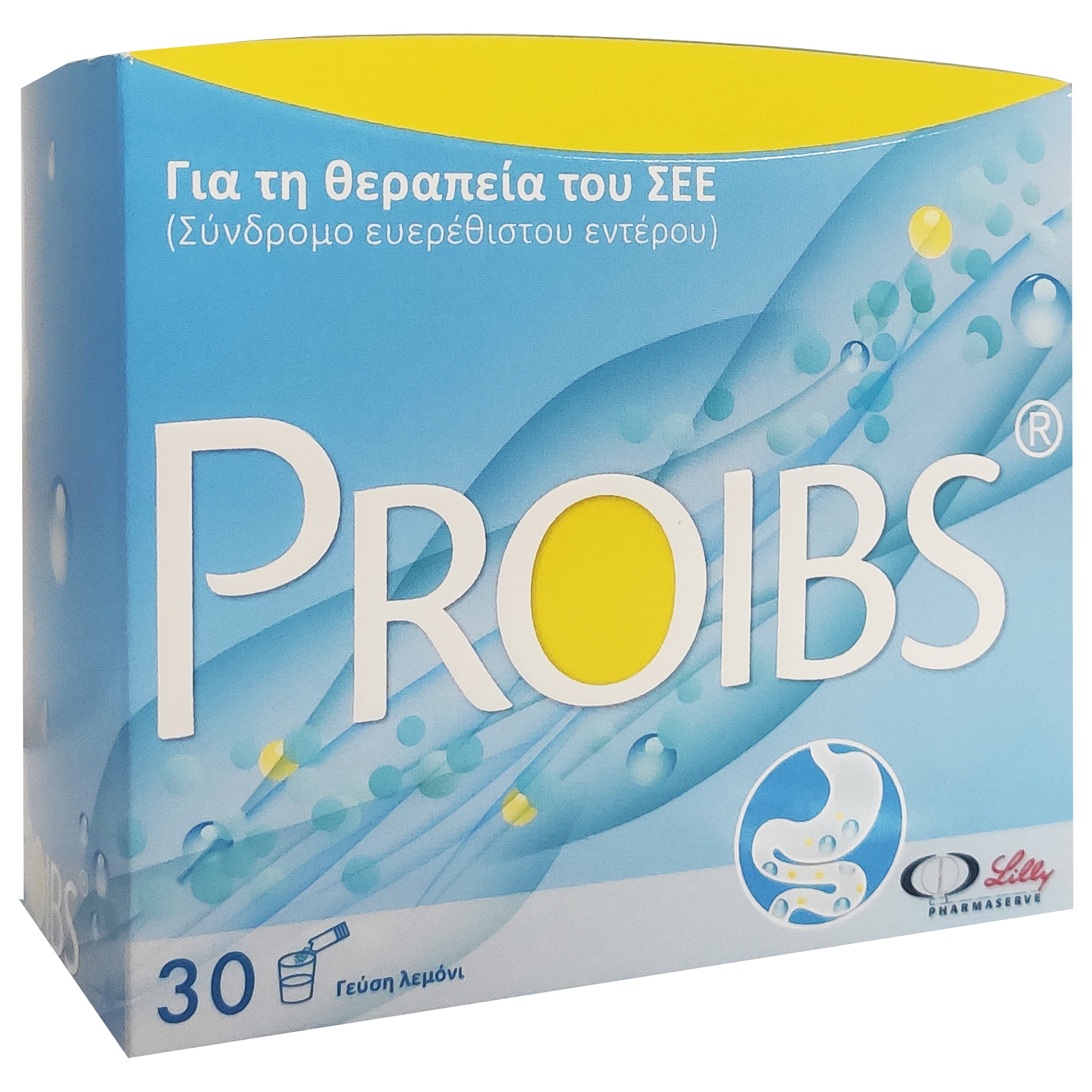 Proibs Προϊόν για την Αντιμετώπιση των Συμπτωμάτων που Σχετίζονται με το Σύνδρομο Ευερέθιστου Εντέρου 30 Φακελίσκοι