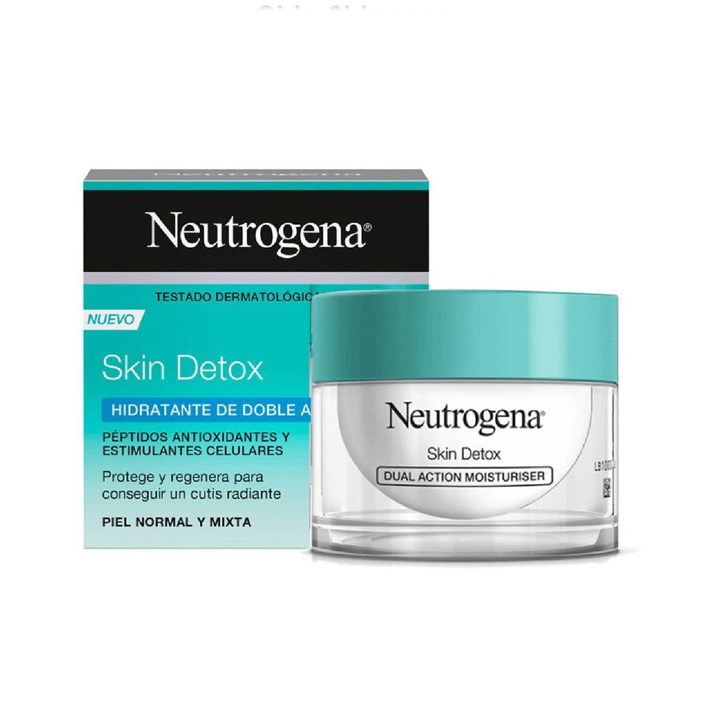 Neutrogena Skin Detox Dual Action Moisturiser Ενυδατική Κρέμα προσώπου Διπλής Δράσης 50ml