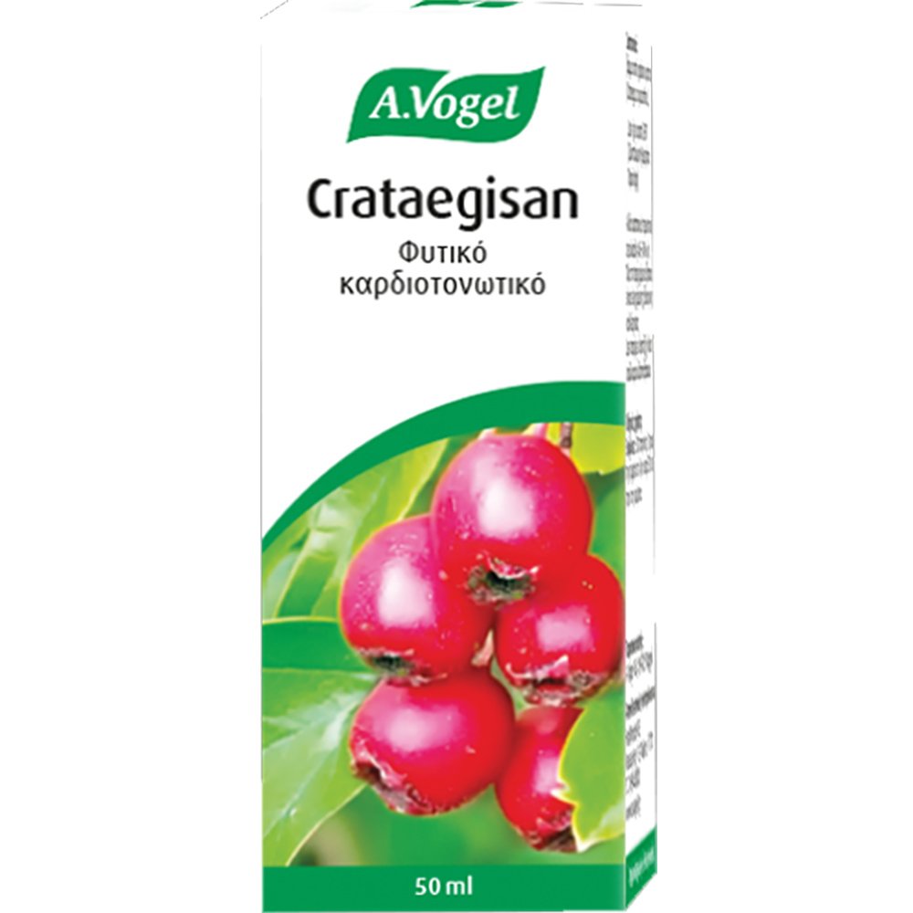 A.VOGEL A.Vogel Crataegisan Συμπλήρωμα Διατροφής Φυτικό Καρδιοτονωτικό με Κράταιγο 50ml