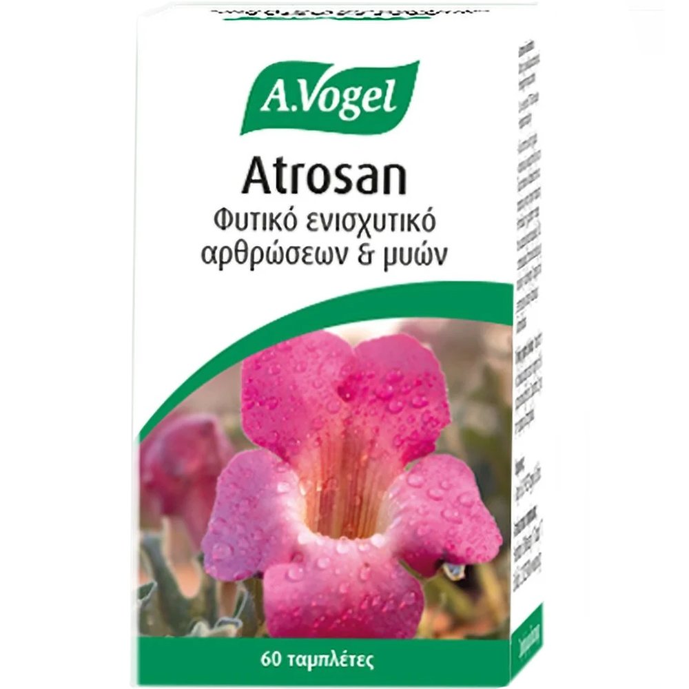 A.Vogel Atrosan Συμπλήρωμα Διατροφής Εκχυλίσματος Αρπαγόφυτου για την Καλή Λειτουργία των Αρθρώσεων & του Μυοσκελετικού Συστήματος 60tabs