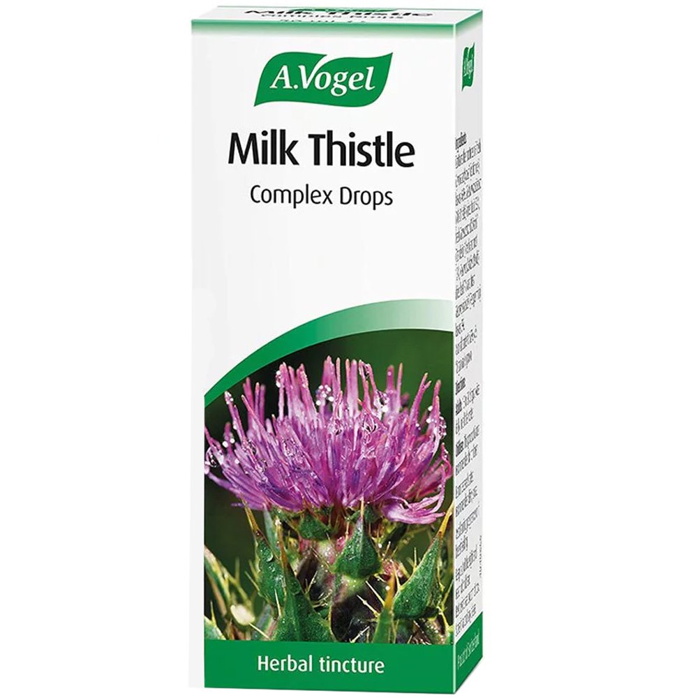 A.VOGEL A.Vogel Milk Thistle Complex Drops Συμπλήρωμα Διατροφής Εκχυλίσματος Γαιδουράγκαθου, Αγκινάρας & Αγριοράδικου με Μπόλντο για την Καλή λειτουργία του Ήπατος σε Σταγόνες 50ml