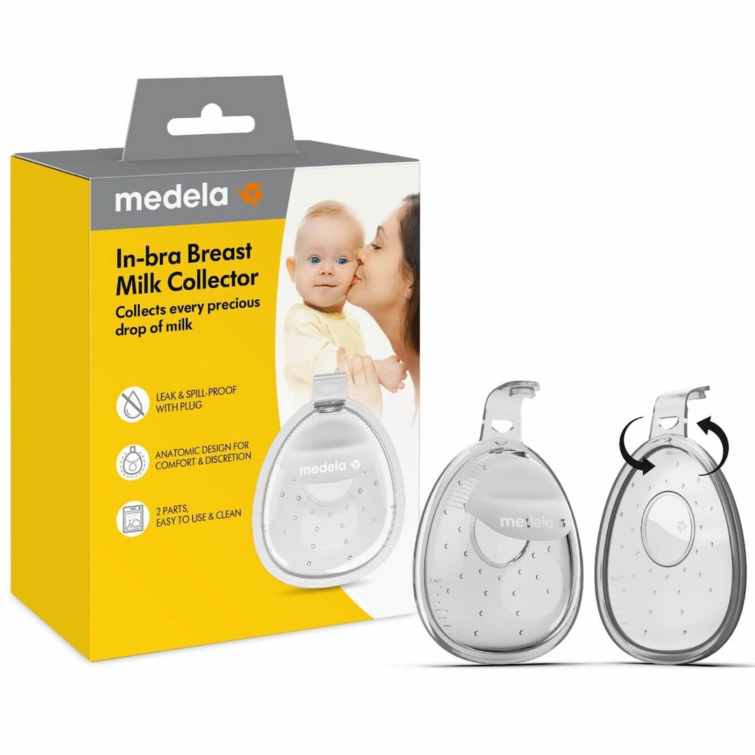 Medela In-bra Breast Milk Collector Συλλέκτης Μητρικού Γάλακτος Εσωτερικά στον Στηθόδεσμο 1 Τεμάχιο