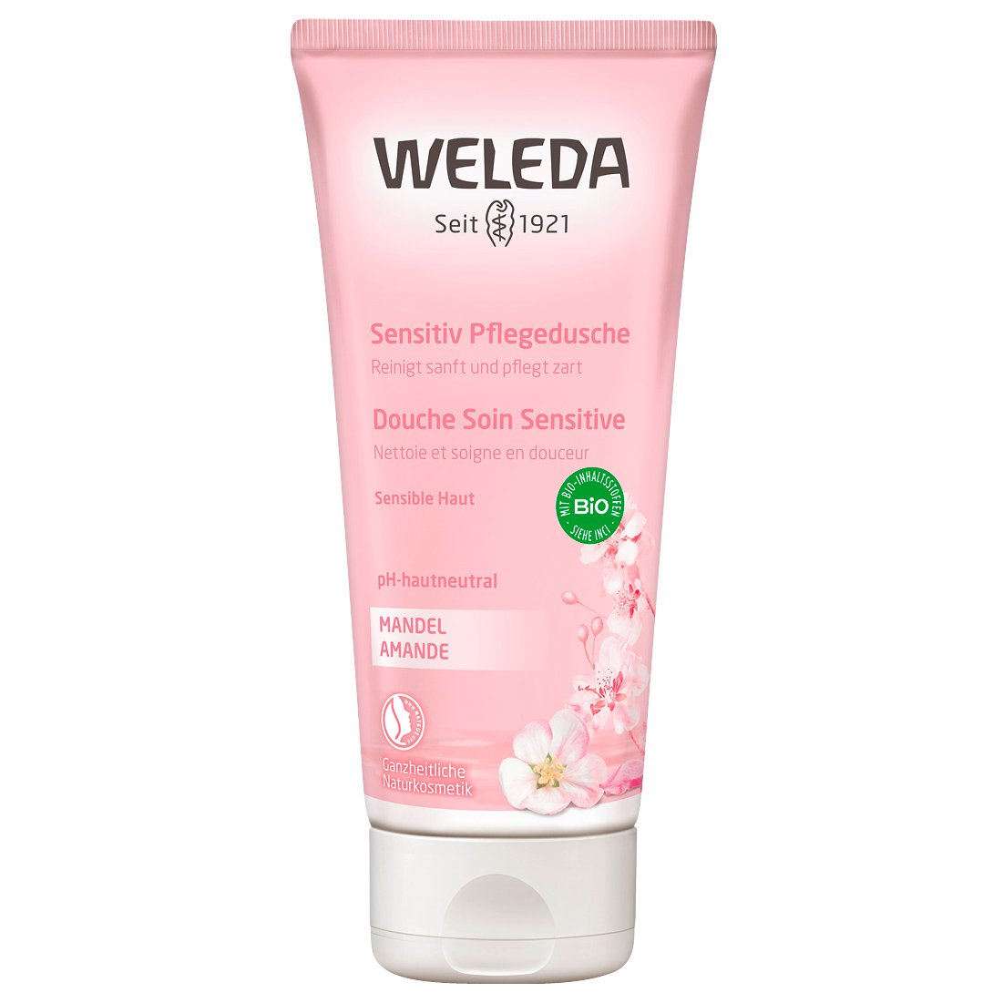 Weleda Sensitive Body Wash Κρεμοντούς με Αμύγδαλο για Ευαίσθητο Δέρμα με Ουδέτερο pH 200ml