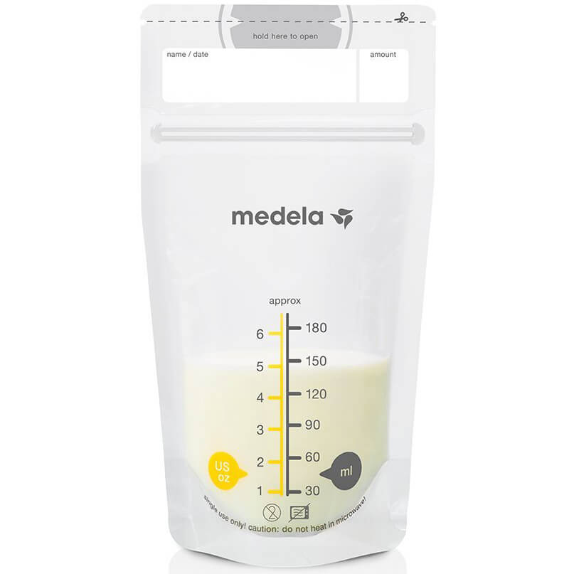 Medela Breastmilk Storage Bags Ασκοί (Σακουλάκια) Φύλαξης Μητρικού Γάλακτος 25 Τεμάχια x 180ml