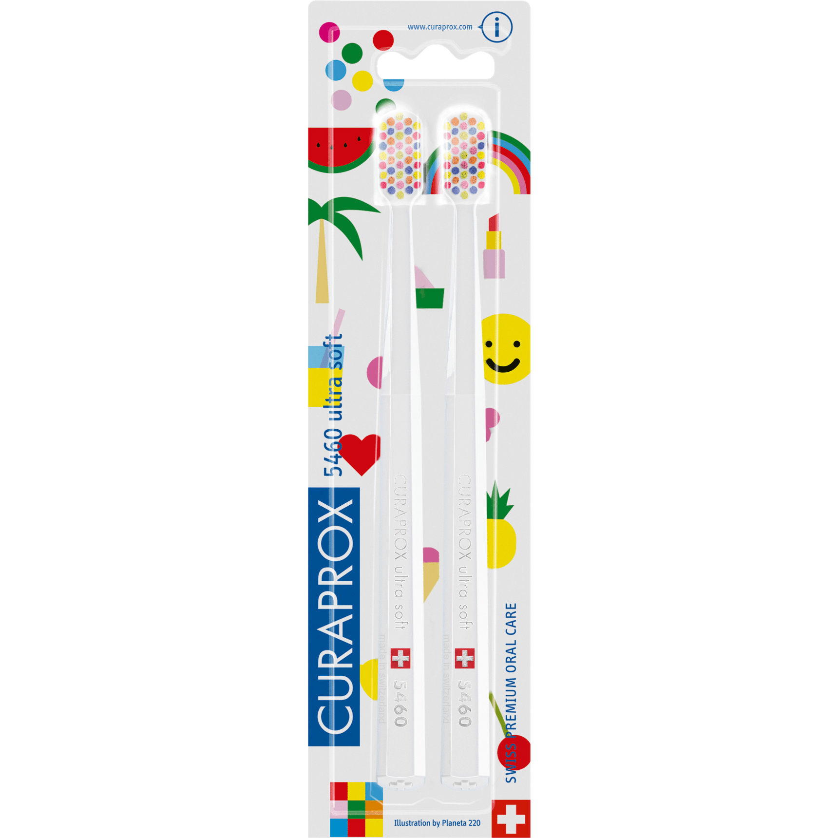 Curaprox Cs 5460 Ultra Soft Οδοντόβουρτσες με Απαλές και Ανθεκτικές Ίνες 2 τμχ