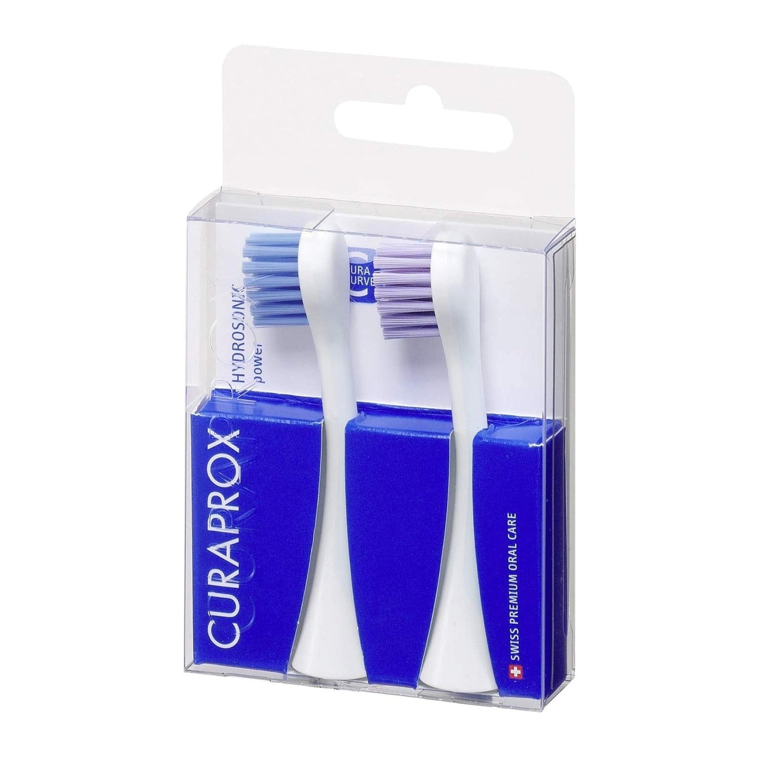 Curaprox Hydrosonic Easy Brush Head Power Ανταλλακτικές Κεφαλές 2τμχ