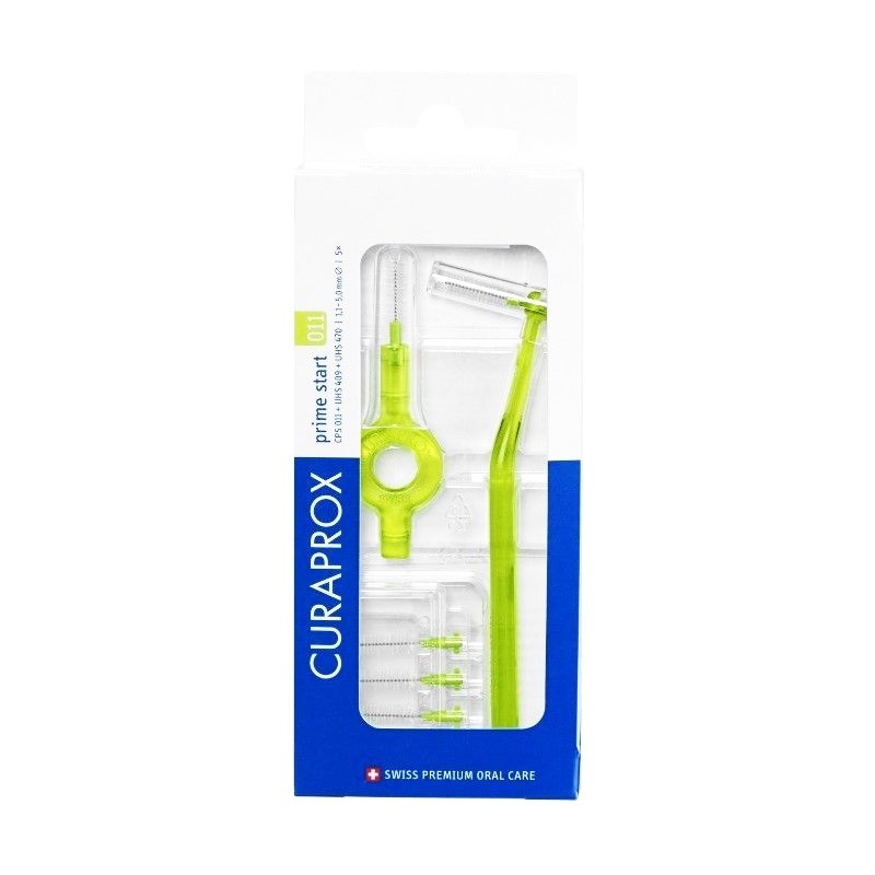 Curaprox Curaprox Prime Start 011 Μεσοδόντια Βουρτσάκια Λαχανί 5τμχ