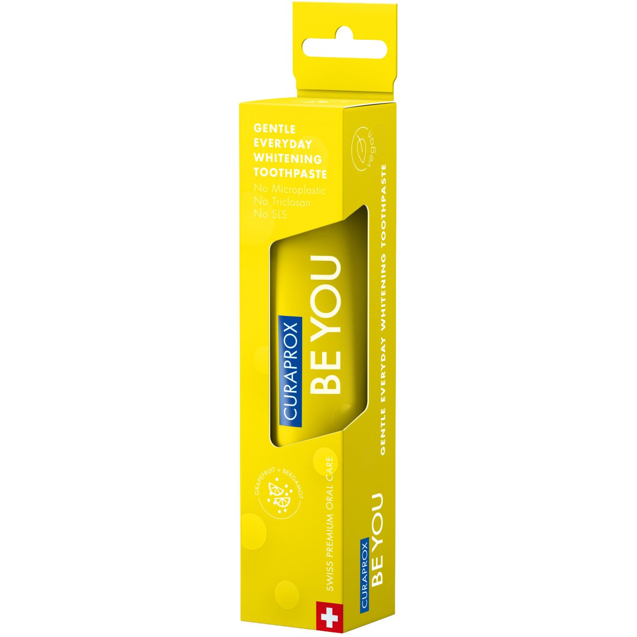 Curaprox Curaprox Be You Gentle Everyday Whitening Toothpaste Grapefruit Λευκαντική Οδοντόκρεμα με Γεύση Γκρέιπφρουτ 60ml