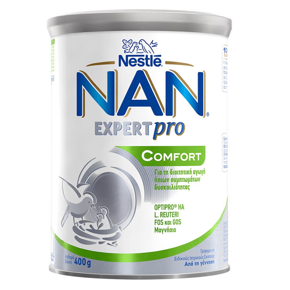 Nestle NAN Expert pro Comfort Γάλα σε Σκόνη για τη Αγωγή Ήπιων Συμπτωμάτων Δυσκοιλιότητας για Βρέφη Από τη Γέννηση 400gr 39515