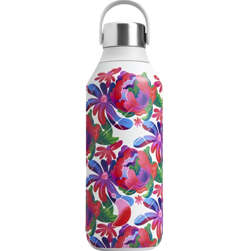 Chilly's Chilly's Series 2 Patterns Reusable Bottle Ανοξείδωτο Θερμός για Ζεστά & Κρύα Ροφήματα 500ml, Κωδ 22696 - Peony Tumble