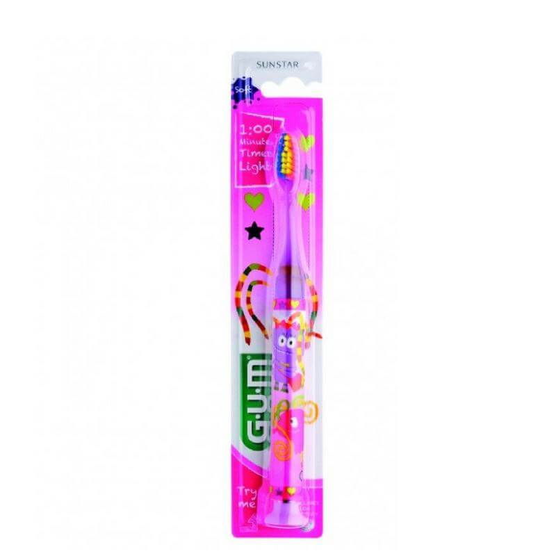 Gum Soft Παιδική Οδοντόβουρτσα με Φωτεινή Ένδειξη (903) – πράσινο