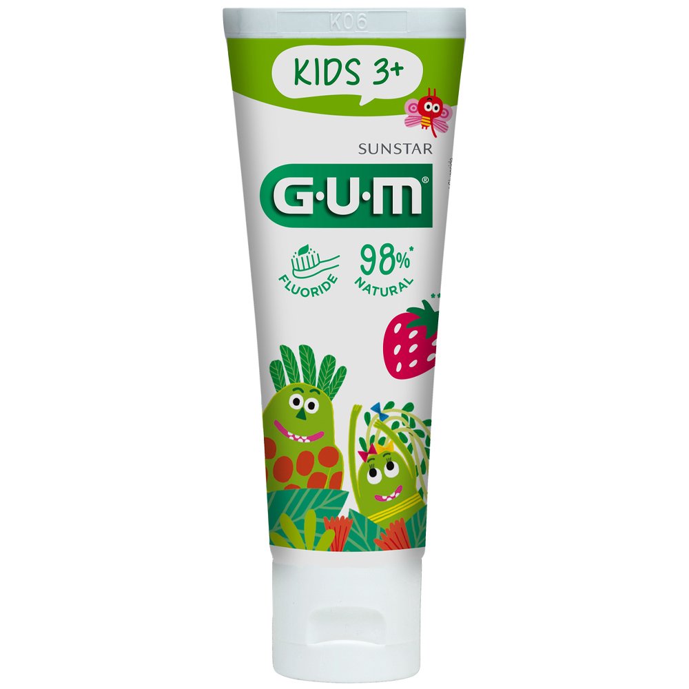 Gum Gum Kids 3+ Toothpaste Πολύ Ήπια Παιδική Οδοντόκρεμα για Παιδιά Άνω των 3 Ετών 50ml