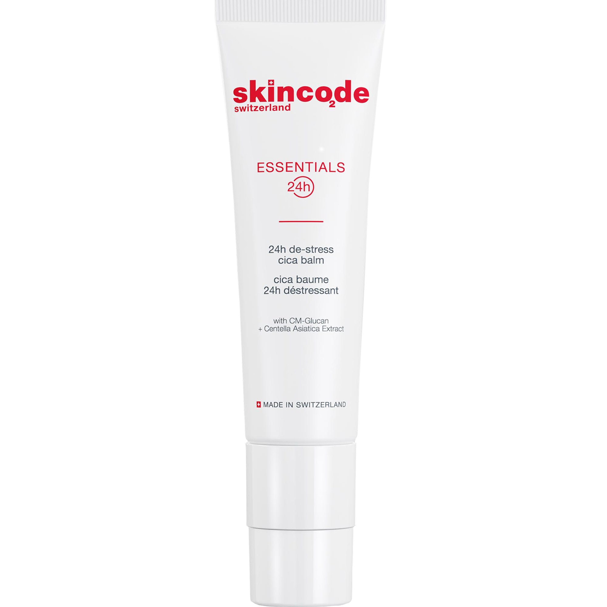 Skincode Essentials 24h De-Stress Cica Balm Ισχυρή Καταπραϋντική Κρέμα για την Εντατική Περιποίηση του Ξηρού, Αφυδατωμένου ή Ερεθισμένου Δέρματος 50ml