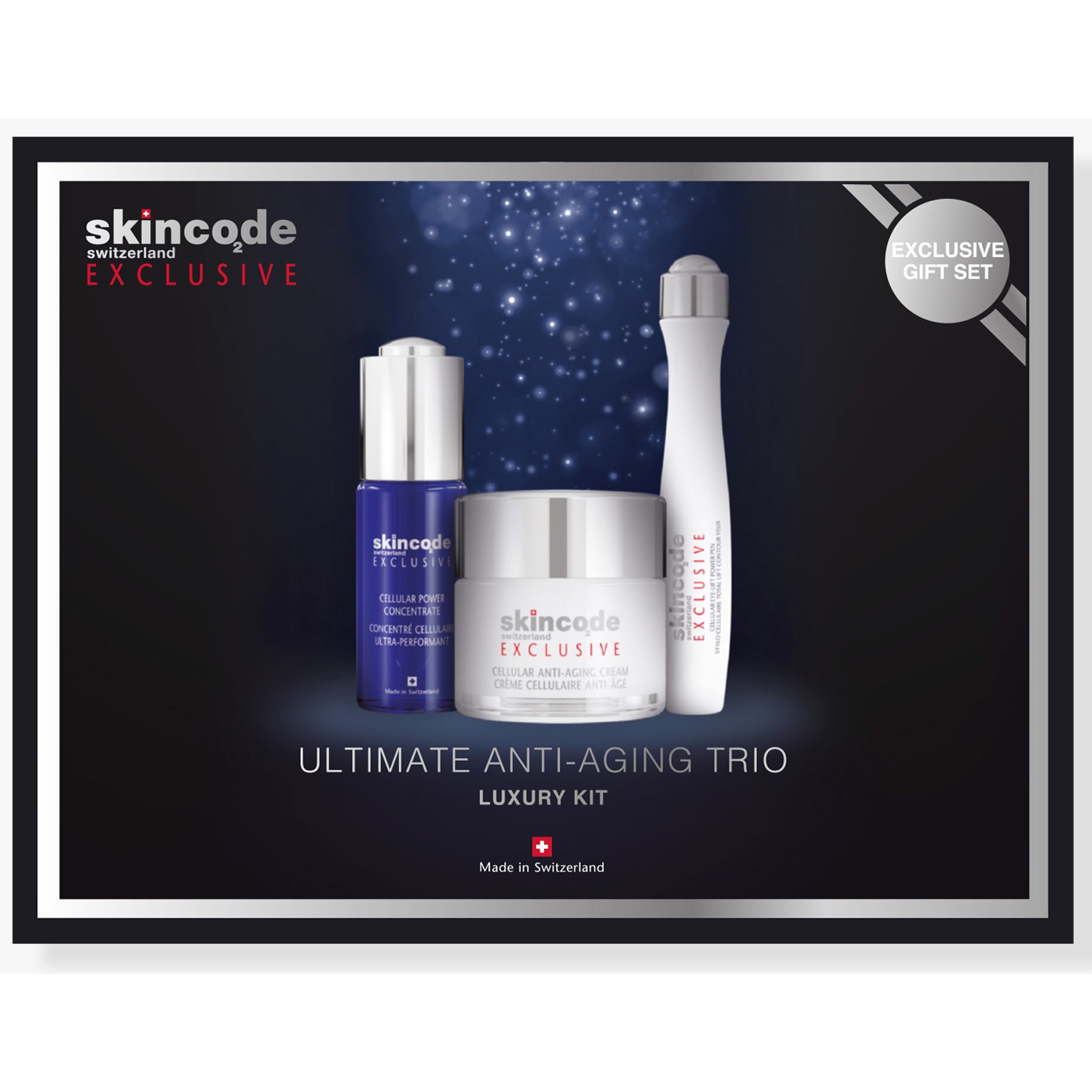 Skincode Ultimate Trio Πακέτο Προσφοράς Anti-Aging Cream 50ml & Power Concentrate Serum 30ml & Eye Lift Power Pen 15ml