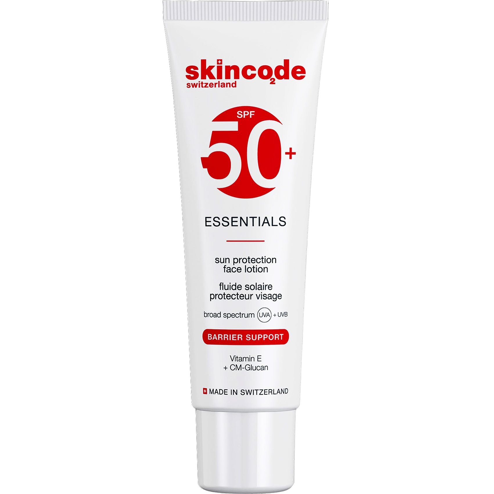 Skincode Skincode Essentials Sun Protection Face Lotion Spf50+ with Vitamin E & CM-Glucan Λεπτόρρευστη Αντηλιακή Κρέμα Προσώπου Πολύ Υψηλής Προστασίας 50ml