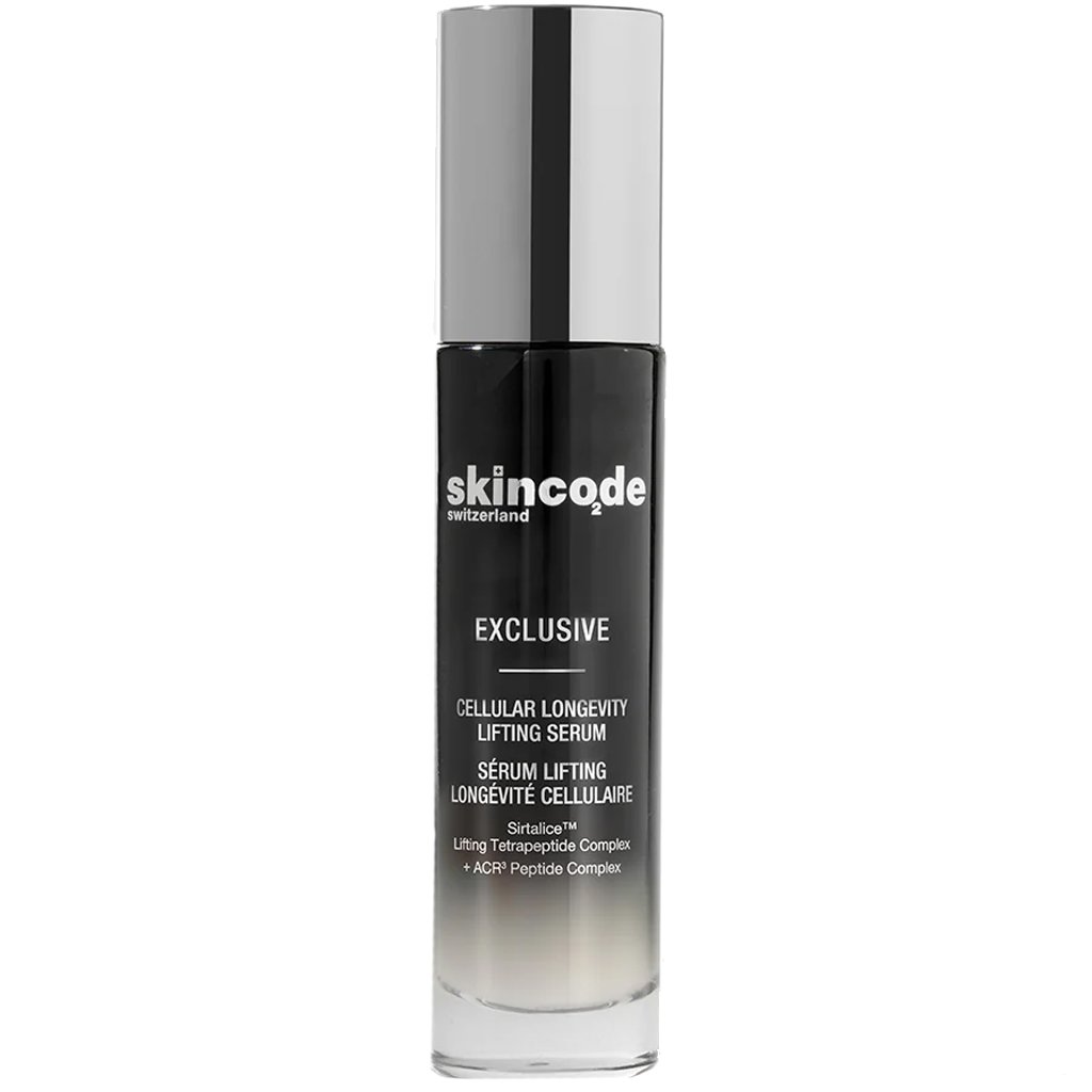 Skincode Exclusive Cellular Longevity Lifting Serum Αντιγηραντικός Ορός Προσώπου με Βιομιμητικά Πεπτίδια για την Κυτταρική Ανάπλαση & Ανόρθωση της Επιδερμίδας 30ml