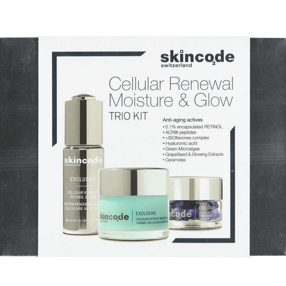 Skincode Promo Exclusive Cellular Renewal Retinol Serum 30ml & Extreme Moisture Mask 50ml & Perfect Skin Capsules 15 Τεμάχια