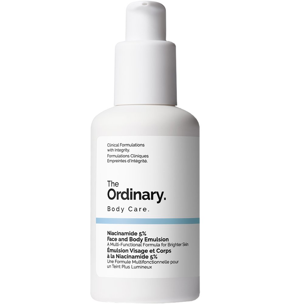 The Ordinary Niacinamide 5% Face & Body Emulsion Ελαφρύ Γαλάκτωμα για Πρόσωπο & Σώμα, που Προσφέρει Ομοιομορφία Τόνου & Μειώνει την Εμφάνιση Σκουρόχρωμων Κηλίδων 100ml