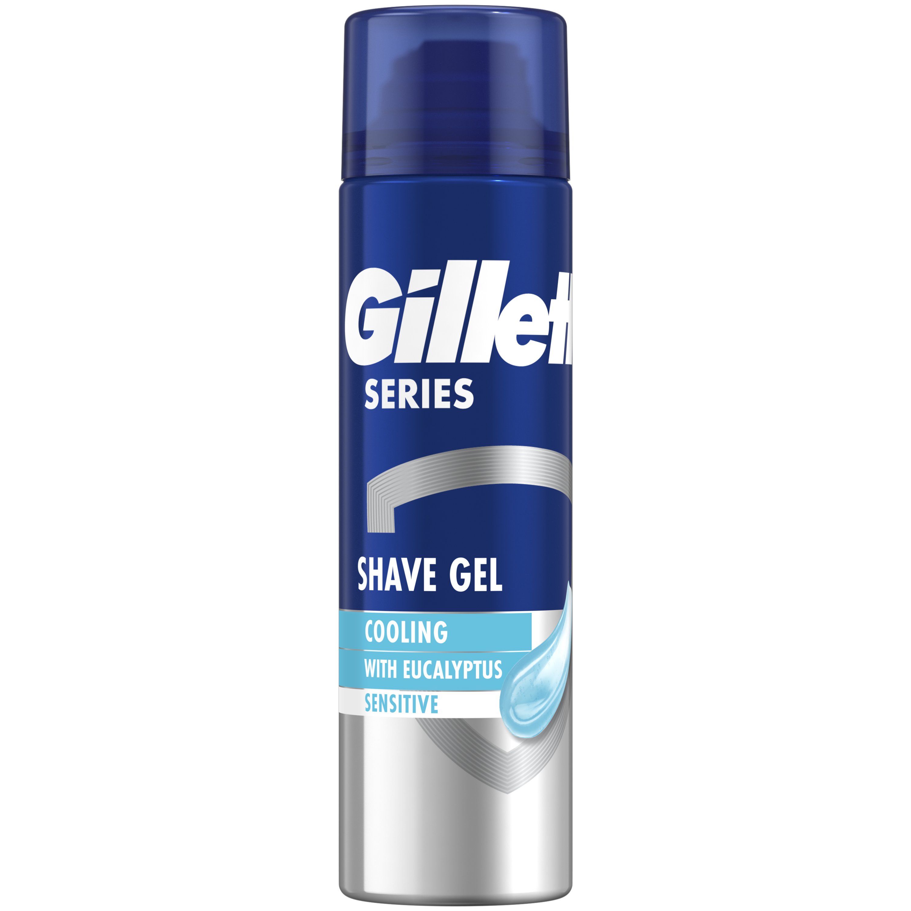 Gillette Series Cooling Sensitive Gel Ξυρίσματος με Ευκάλυπτο για Ευαίσθητες Επιδερμίδες Κατά των Ερεθισμών 200ml