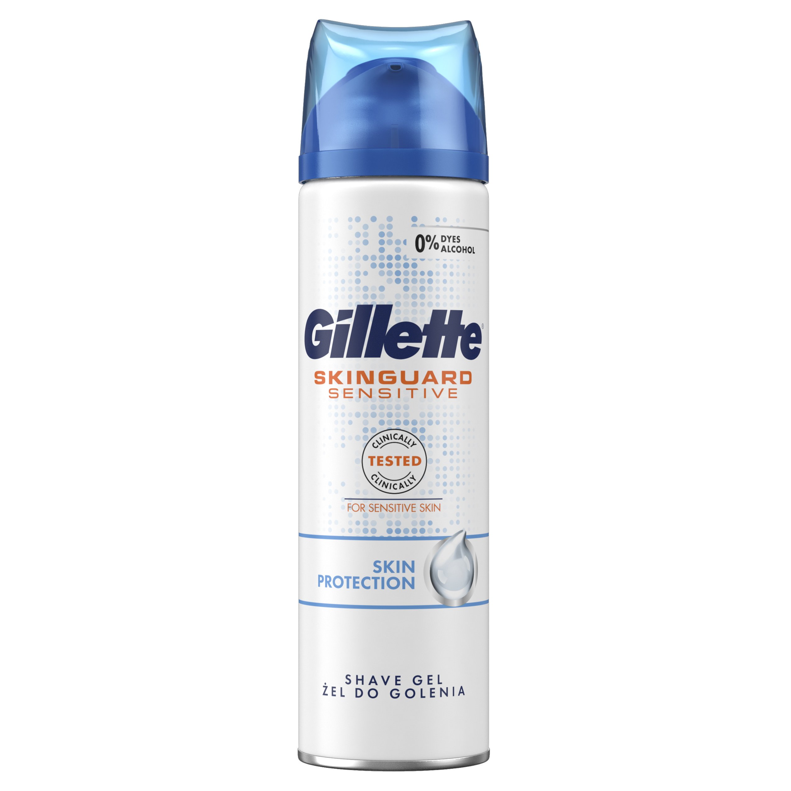 Gillette SkinGuard Sensitive Shave Gel Ζελ Ξυρίσματος για την Ευαίσθητη Επιδερμίδα 200ml