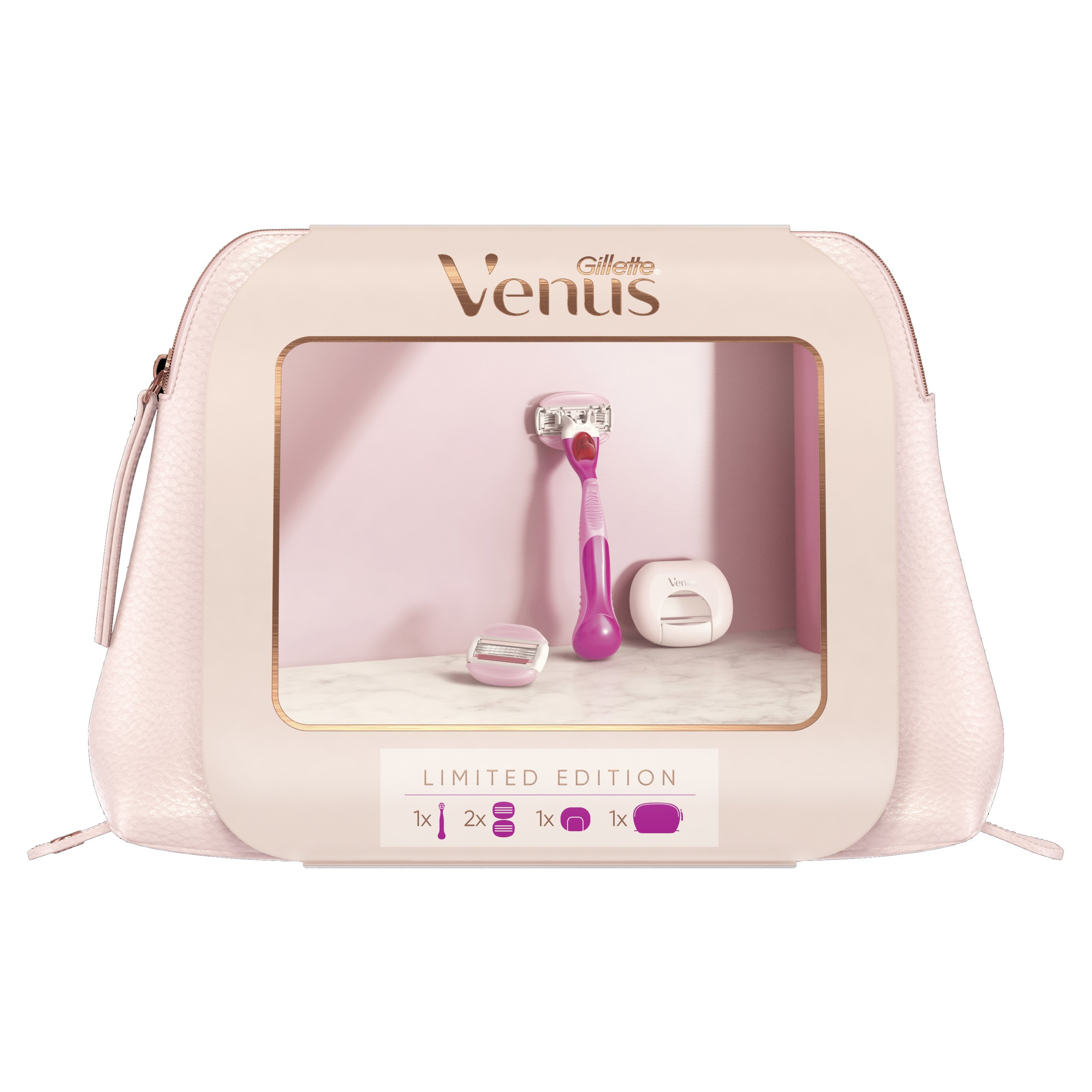 Gillete Venus Spa Breeze Limited Edition Γυναικεία Ξυριστική Μηχανή & Ανταλλακτική Κεφαλή & Θήκη για την Extra Κεφαλή & Νεσεσέρ