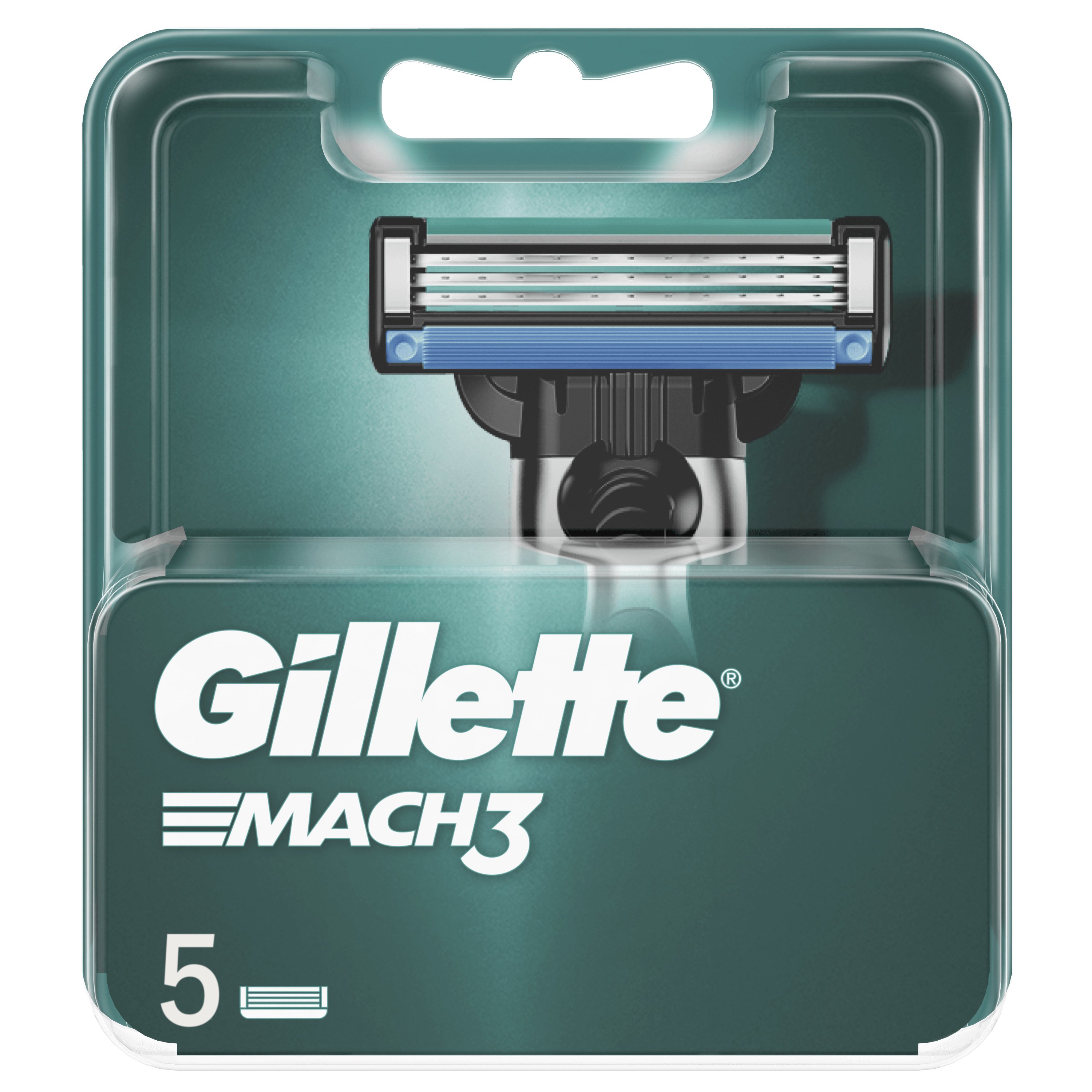 Gillette Mach3 Ανδρικά Ανταλλακτικά Ξυραφάκια 5 Τεμάχια