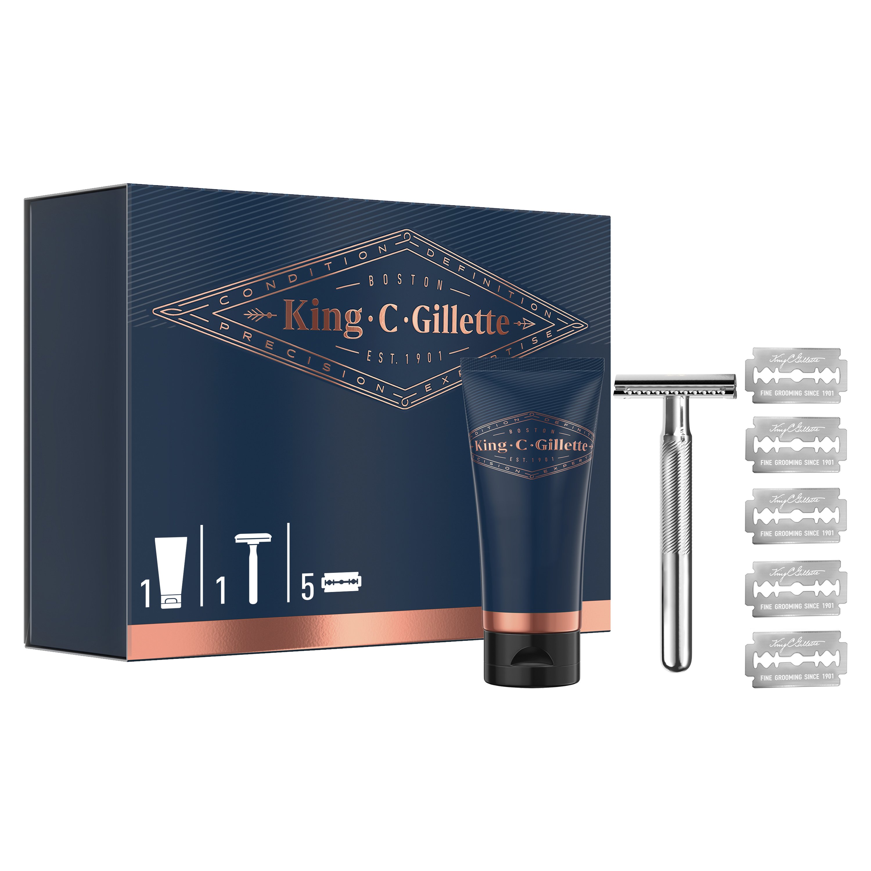 Gillette King C Styling Set Limited Edition Ανδρικό Σετ Περιποίησης της Επιδερμίδας