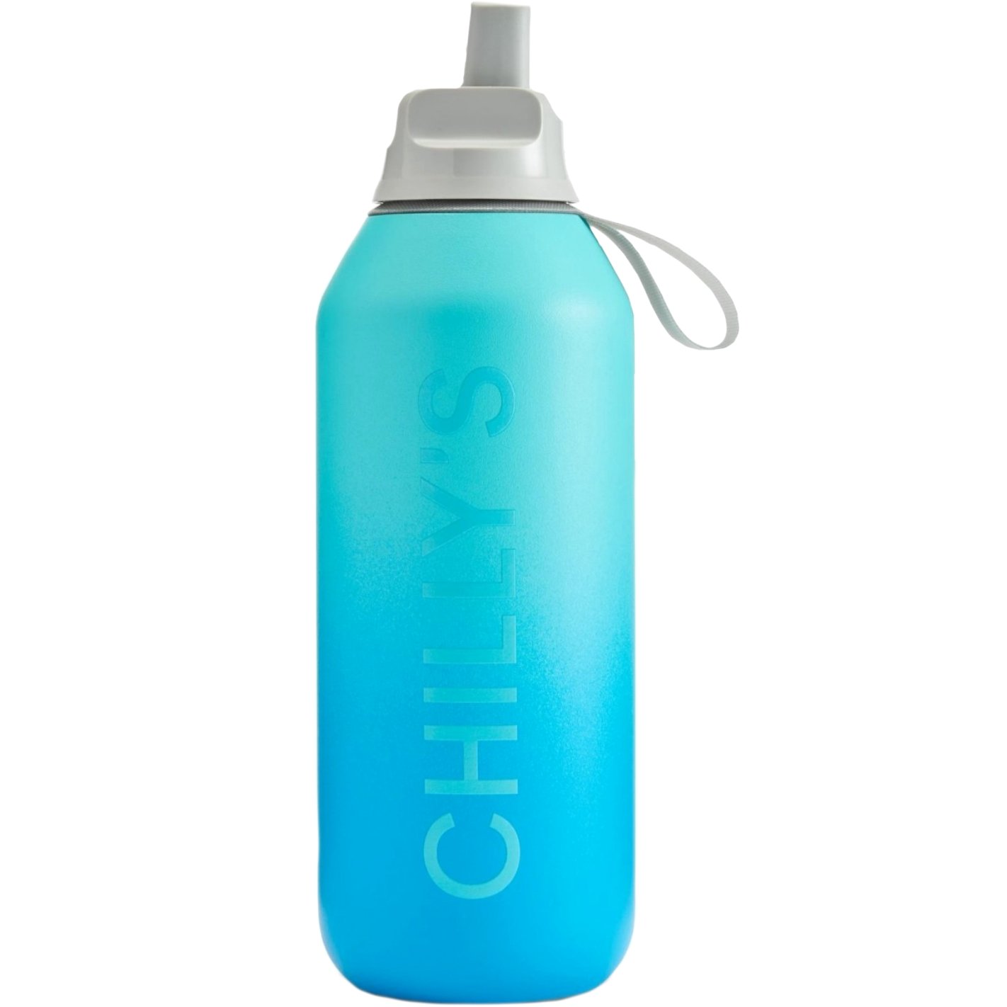 Chilly's Chilly's Series 2 Flip Sport Bottle Ανοξείδωτος Θερμός με Καλαμάκι & Αντιμικροβιακό Στόμιο για Κρύα Ροφήματα 500ml, Κωδ 22776 - Ombre Aurora