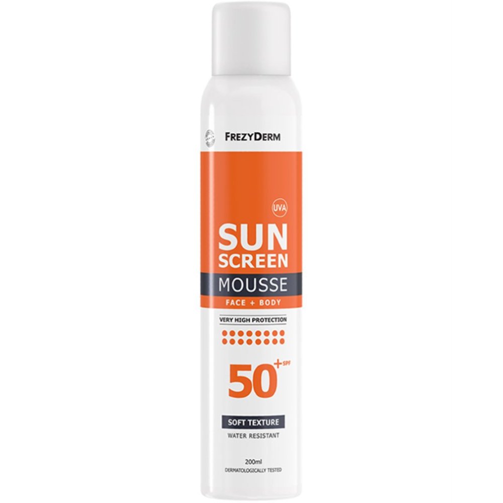 Frezyderm Frezyderm Sunscreen Face & Body Mousse Spf50+ Αντηλιακός Αφρός Προσώπου & Σώματος Πολύ Υψηλής Προστασίας 200ml