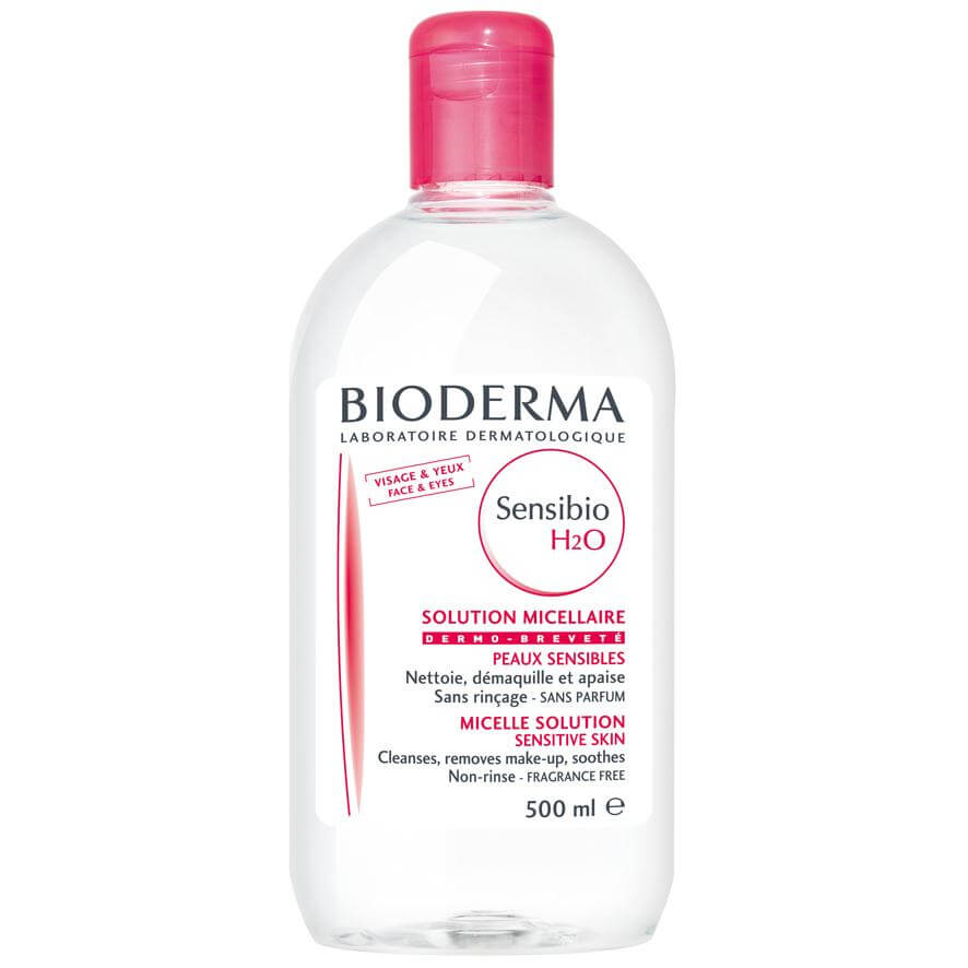 Bioderma Sensibio H20 Ήπιο Διάλυμα Καθαρισμού & Ντεμακιγιάζ Προσώπου Ματιών 500ml