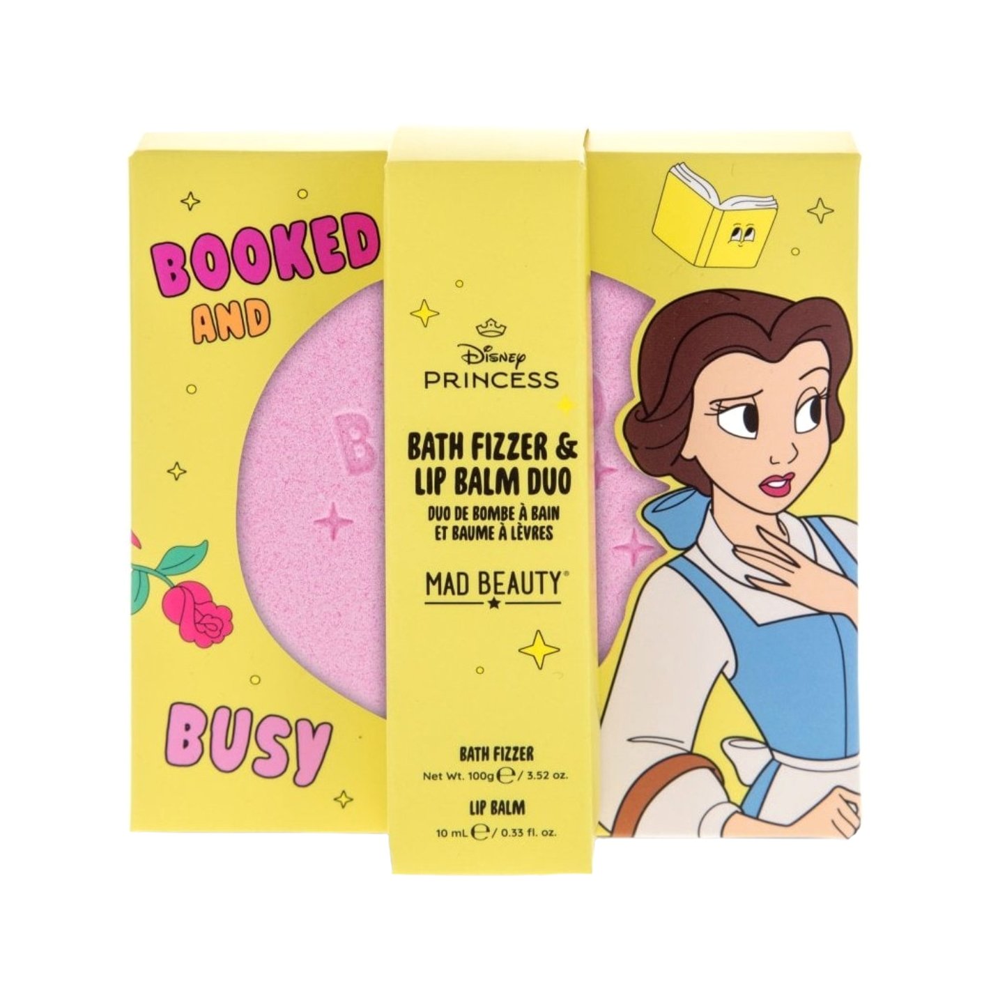 Mad Beauty Mad Beauty Promo Bath Fizzers 100g & Lip Balm Duo 10ml