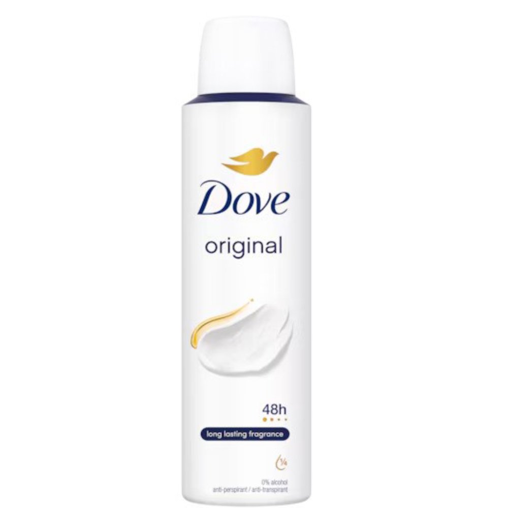 Dove Deo Spray Original 48h Αποσμητικό 48ωρης Αντιιδρωτικής Προστασίας με Διακριτικό Άρωμα 150ml