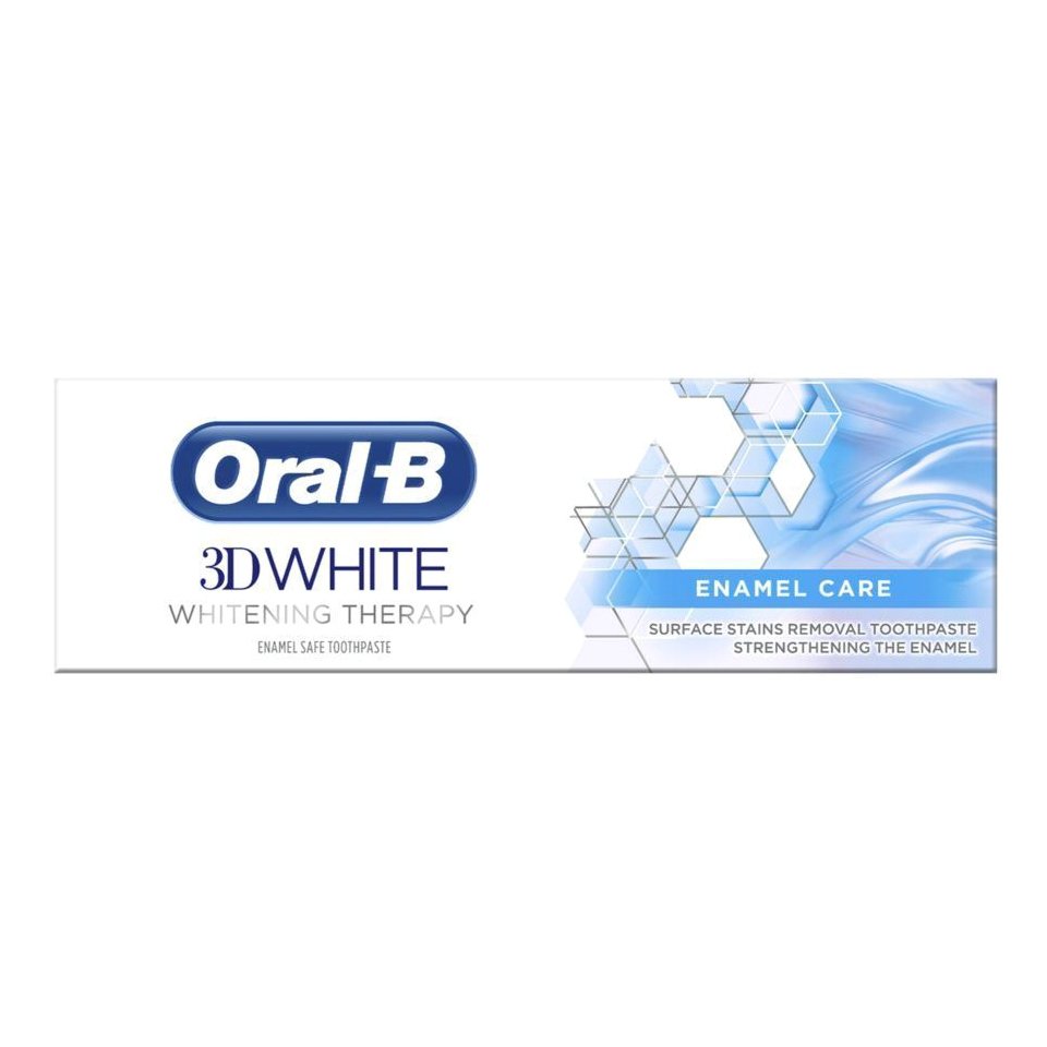Oral-B 3D White Whitening Therapy Enamel Οδοντόκρεμα για Απομάκρυνση των Επιφανειακών Λεκέδων & Προστασία του Σμάλτου 75ml