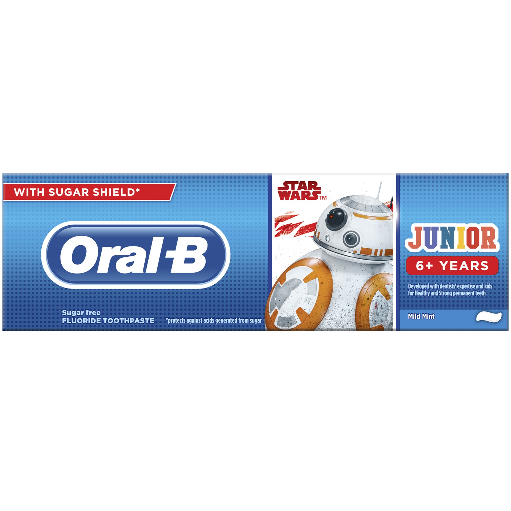 Oral-B Junior Star Wars Toothpaste Παιδική Οδοντόπαστα για Υγιή & Δυνατά Δόντια από 6 Ετών 75ml