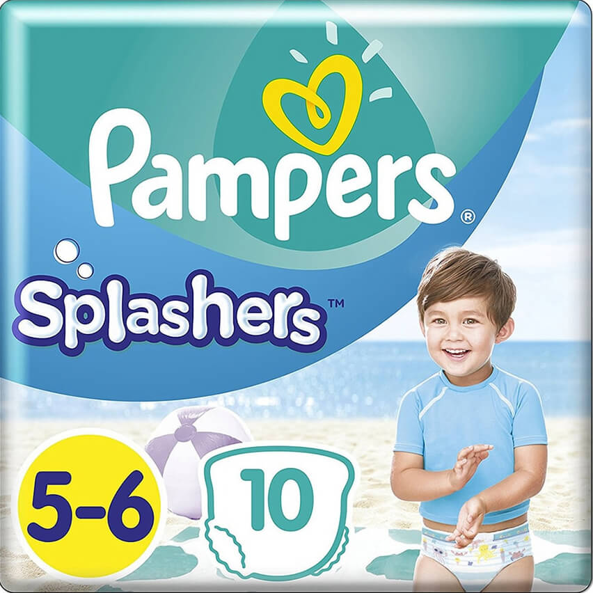 Pampers Splashers No5-6 (14+kg) 10 πάνες