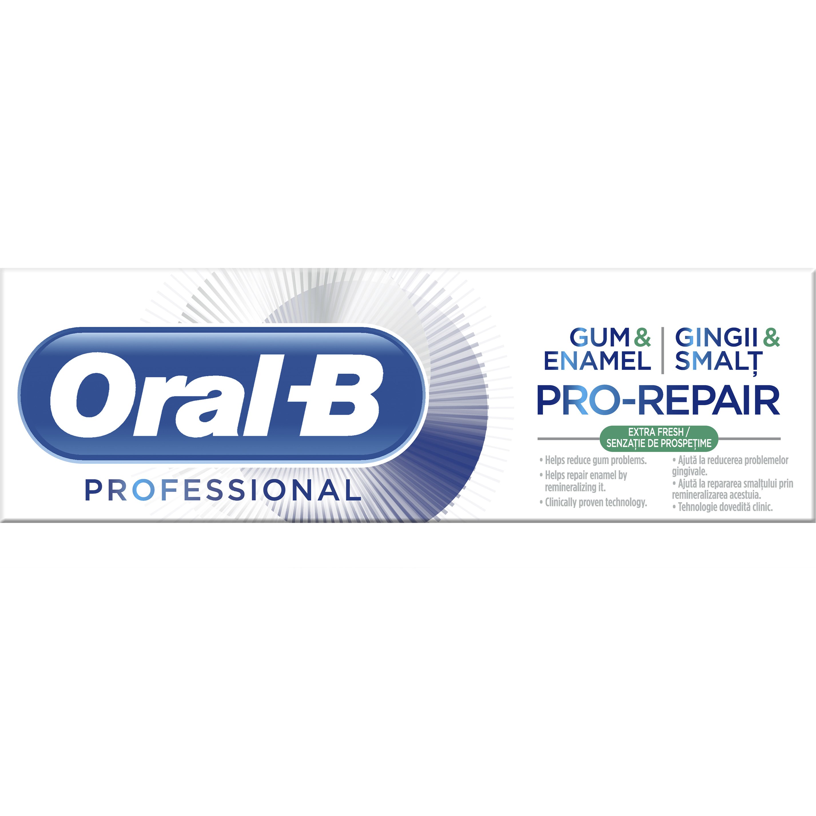 Oral-B Professional Gum & Enamel Pro-Repair Extra Fresh Οδοντόκρεμα για Αναδόμηση Ούλων και Σμάλτου 75ml