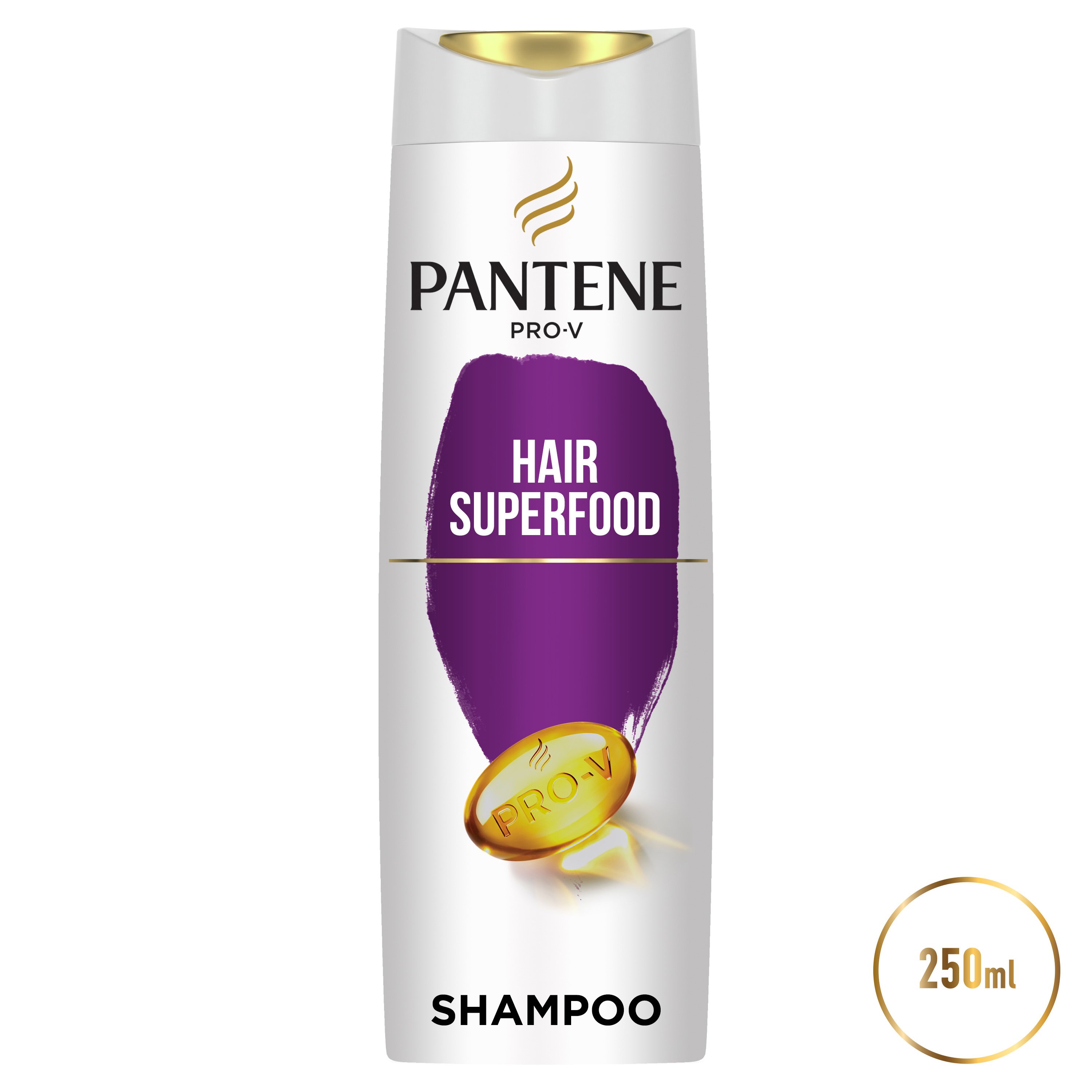 Pantene Pro-V Hair Superfood Σαμπουάν για Αδύναμα, Λεπτά Μαλλιά με Σύνθεση Pro-V, Αντιοξειδωτικά & Λιπίδια 360ml