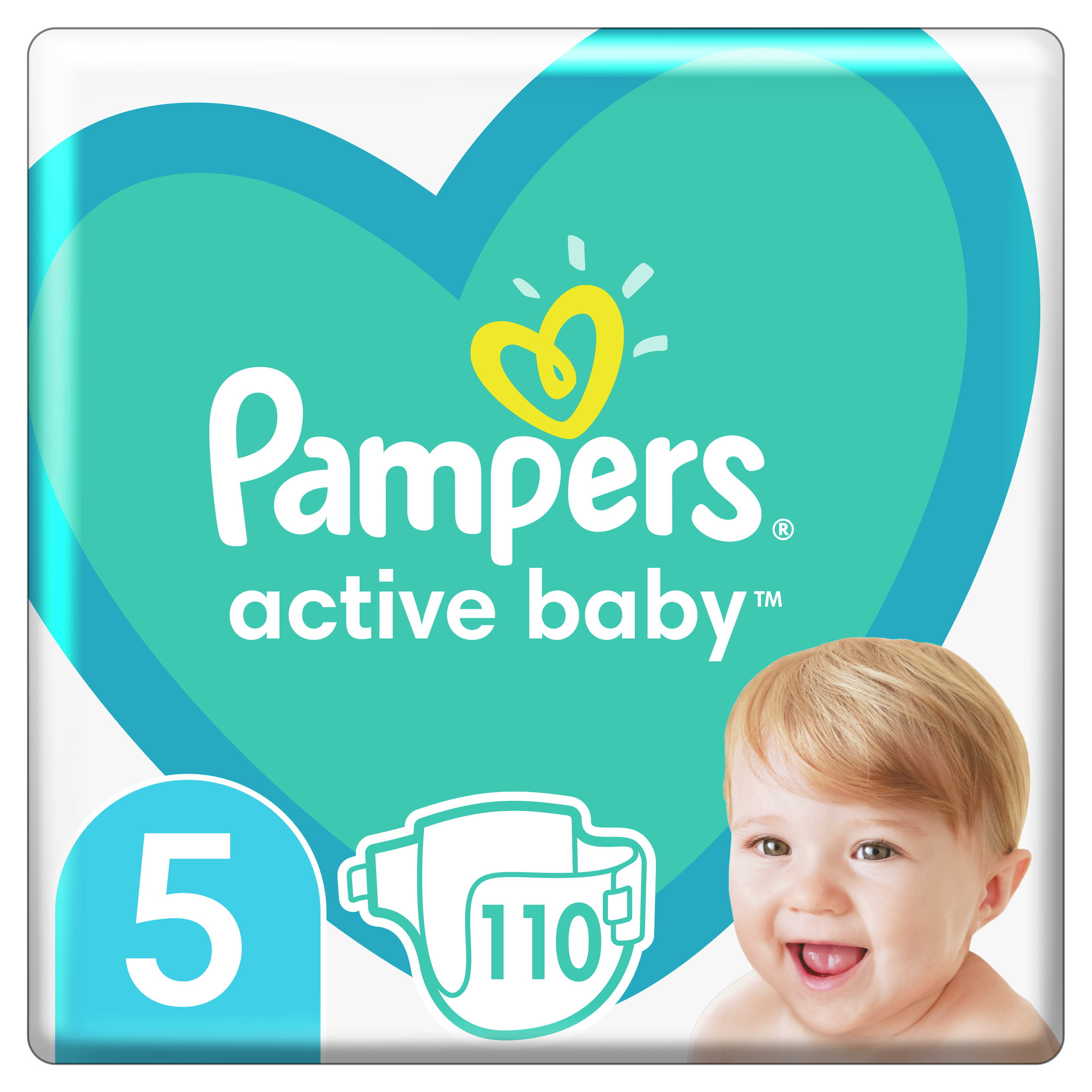 Pampers Active Baby Πάνες Mega Pack No5 (11-16 kg), 110 Πάνες