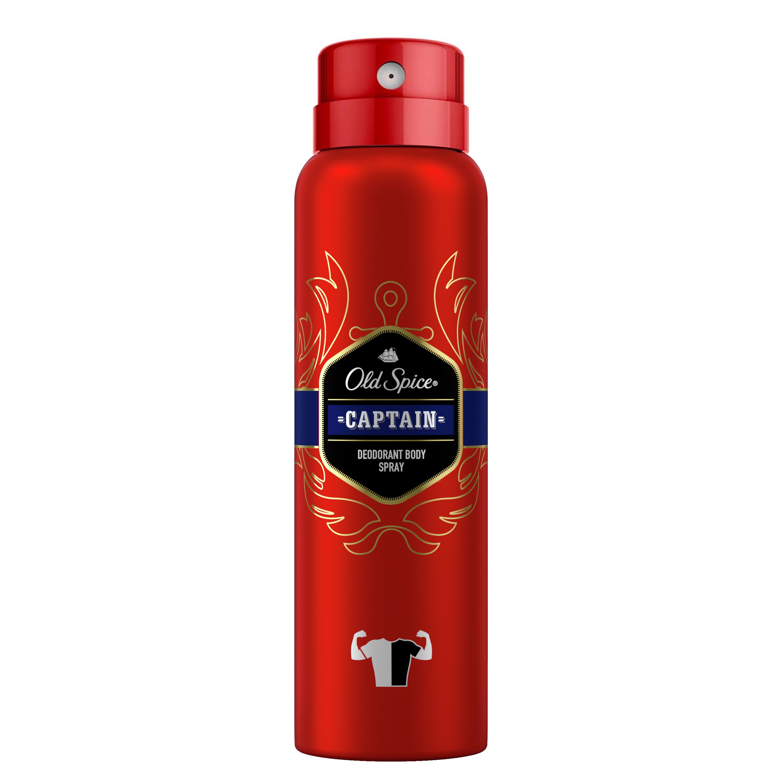 Old Spice Captain Deodorant Body Spray Αποσμητικό Σπρέι Σώματος για Άνδρες 48ωρης Προστασίας 150ml