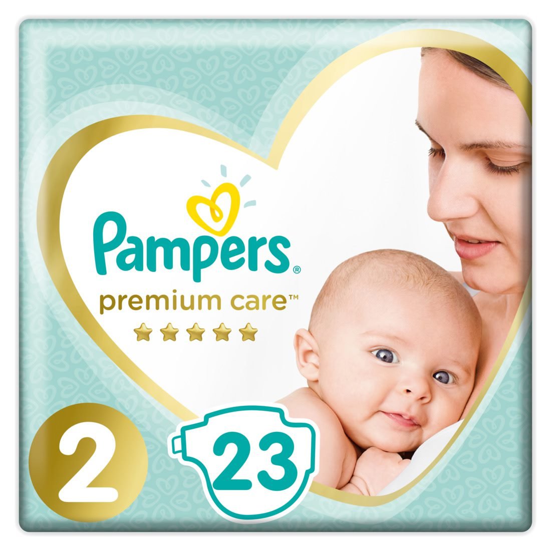 Pampers Premium Care No2 (4-8kg) 23 πάνες