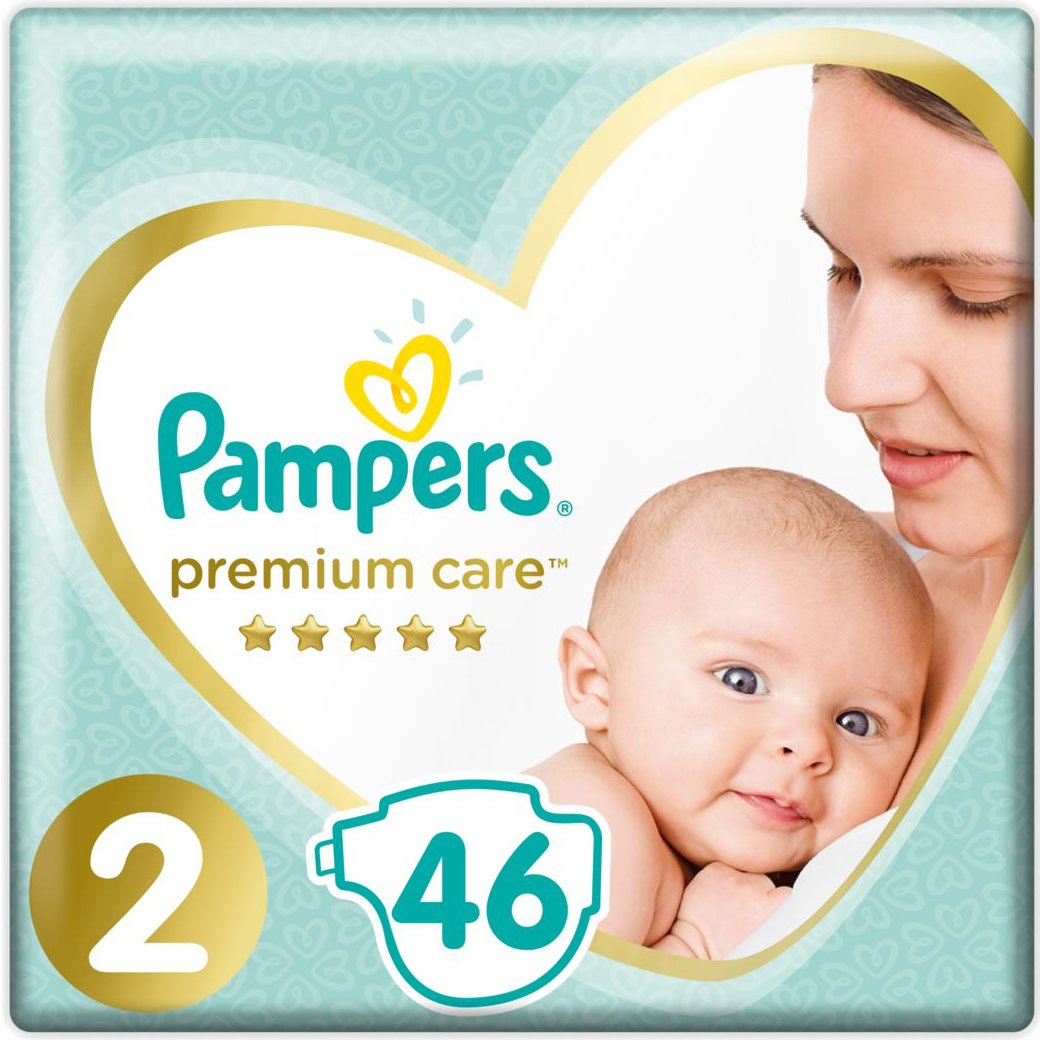 Pampers Premium Care No2 (4-8kg) 46 πάνες