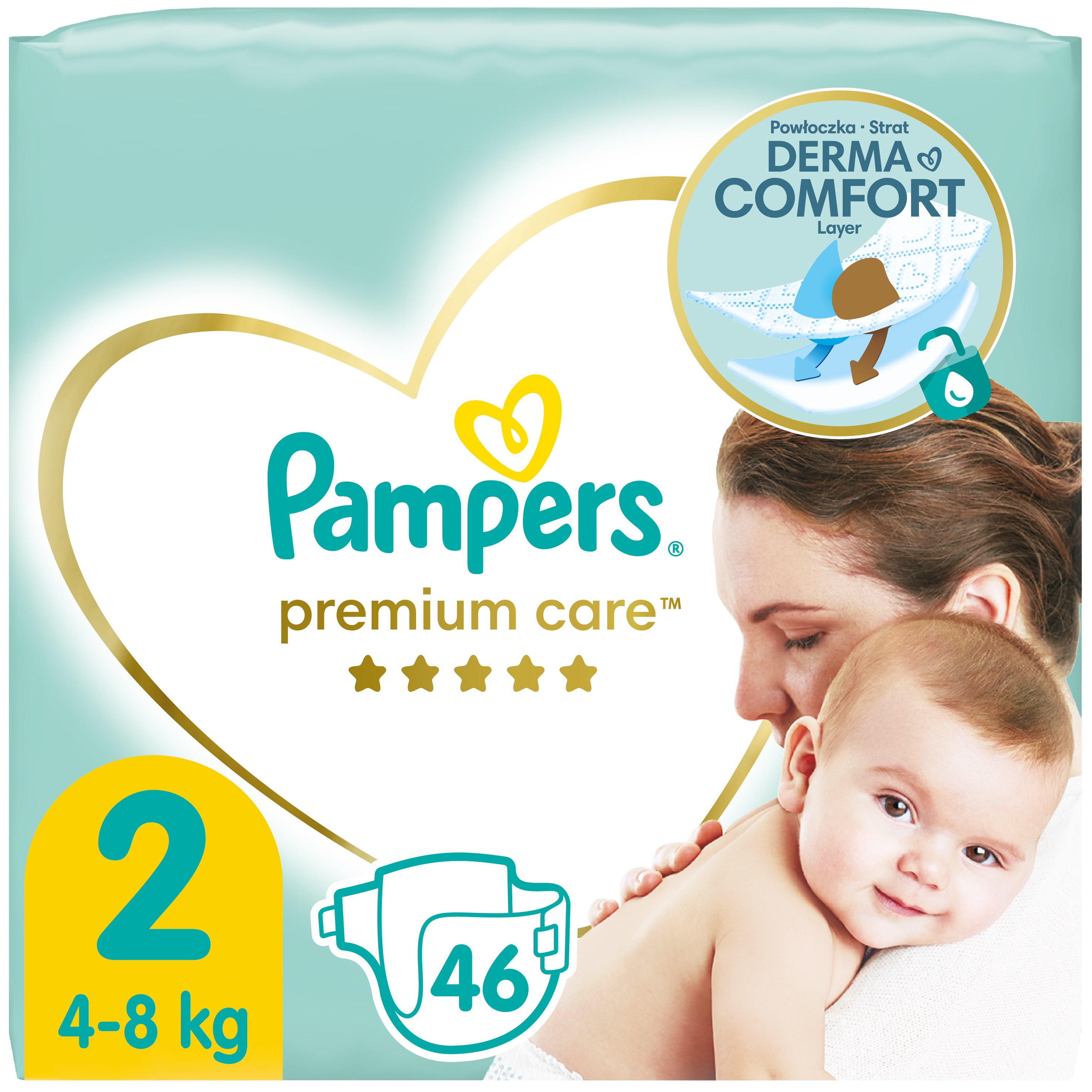 Pampers Premium Care Νο2 (4-8kg) 46 πάνες