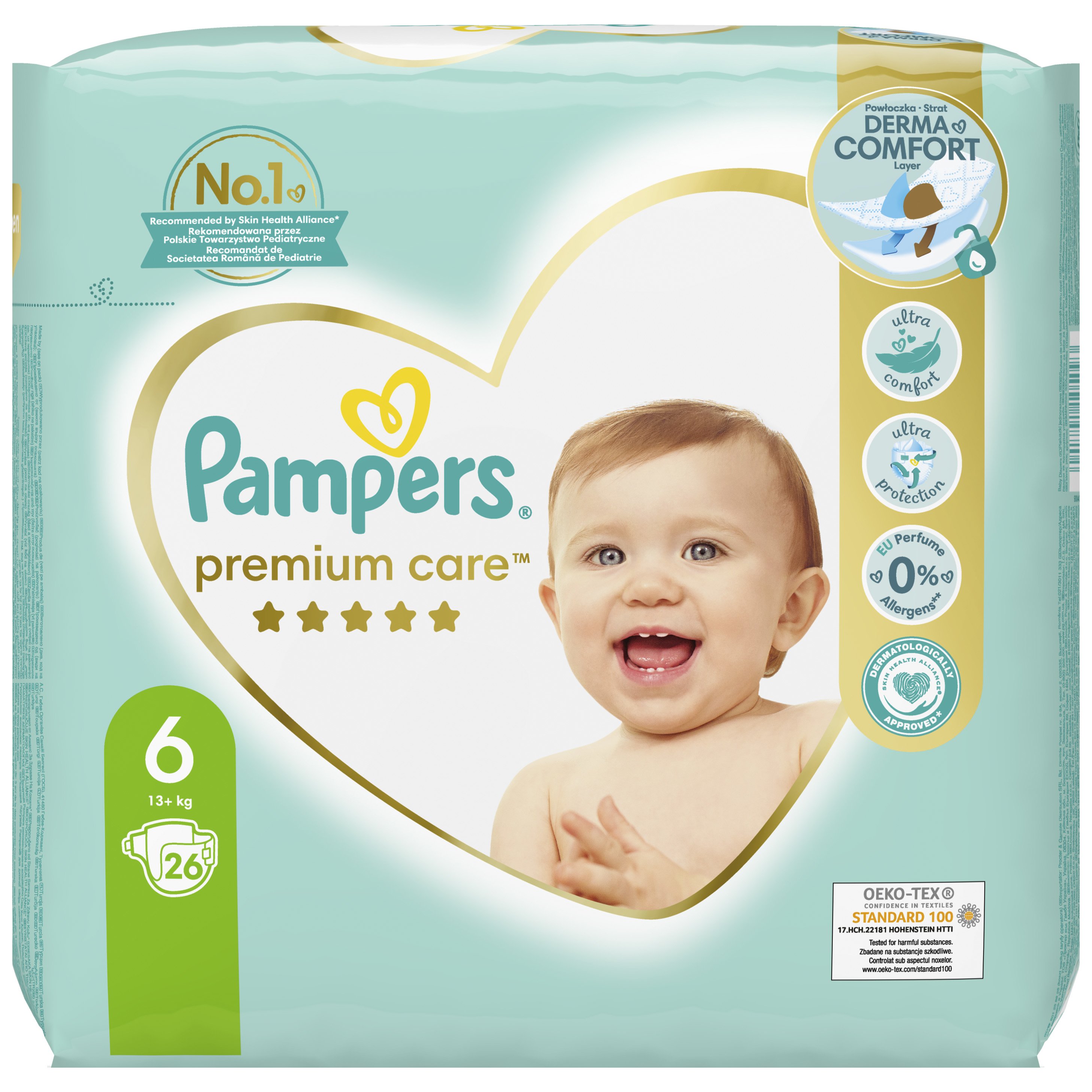 Pampers Premium Care No6 (13+kg) 26 Πάνες