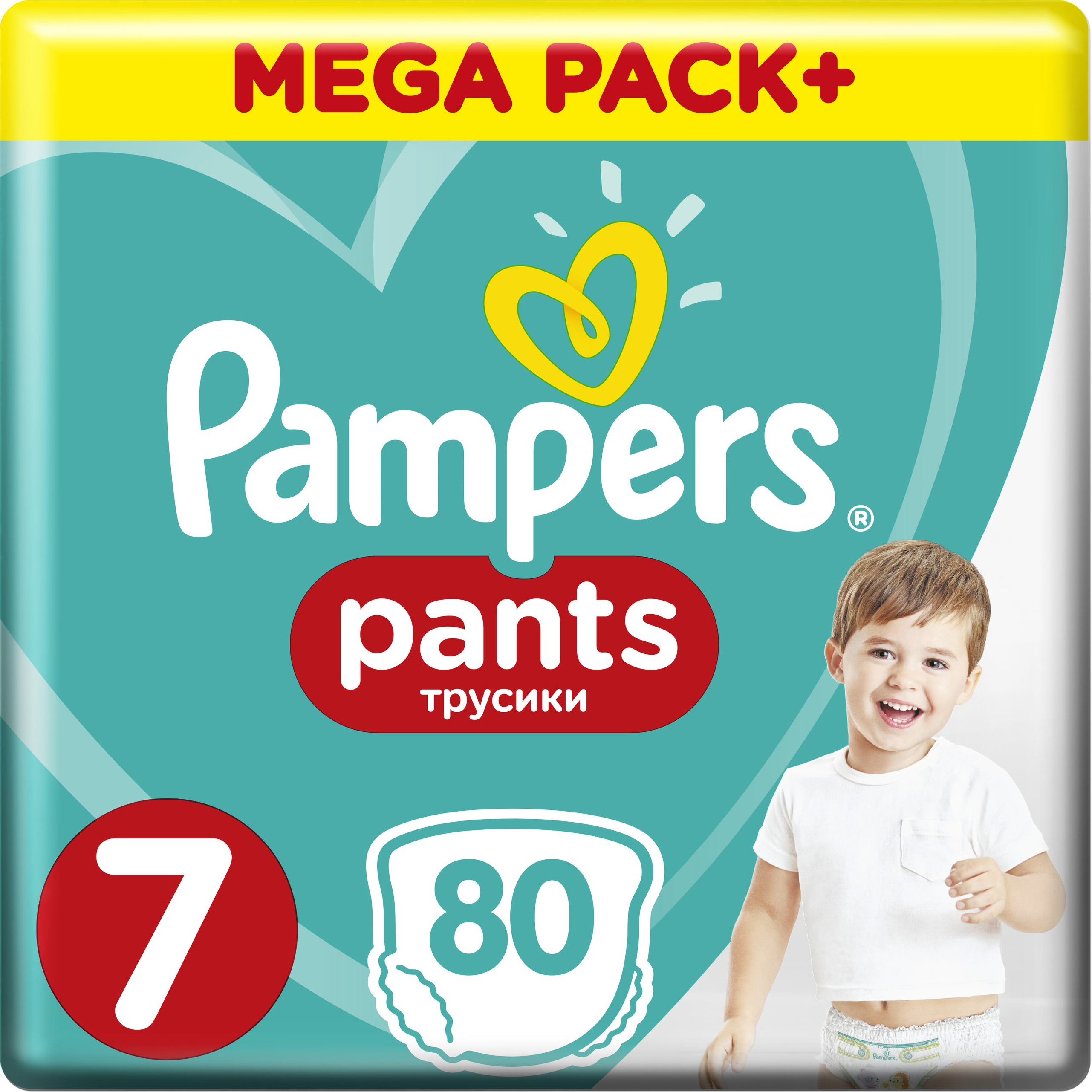 Pampers Pants Mega Pack No7 (17+kg) 80 πάνες