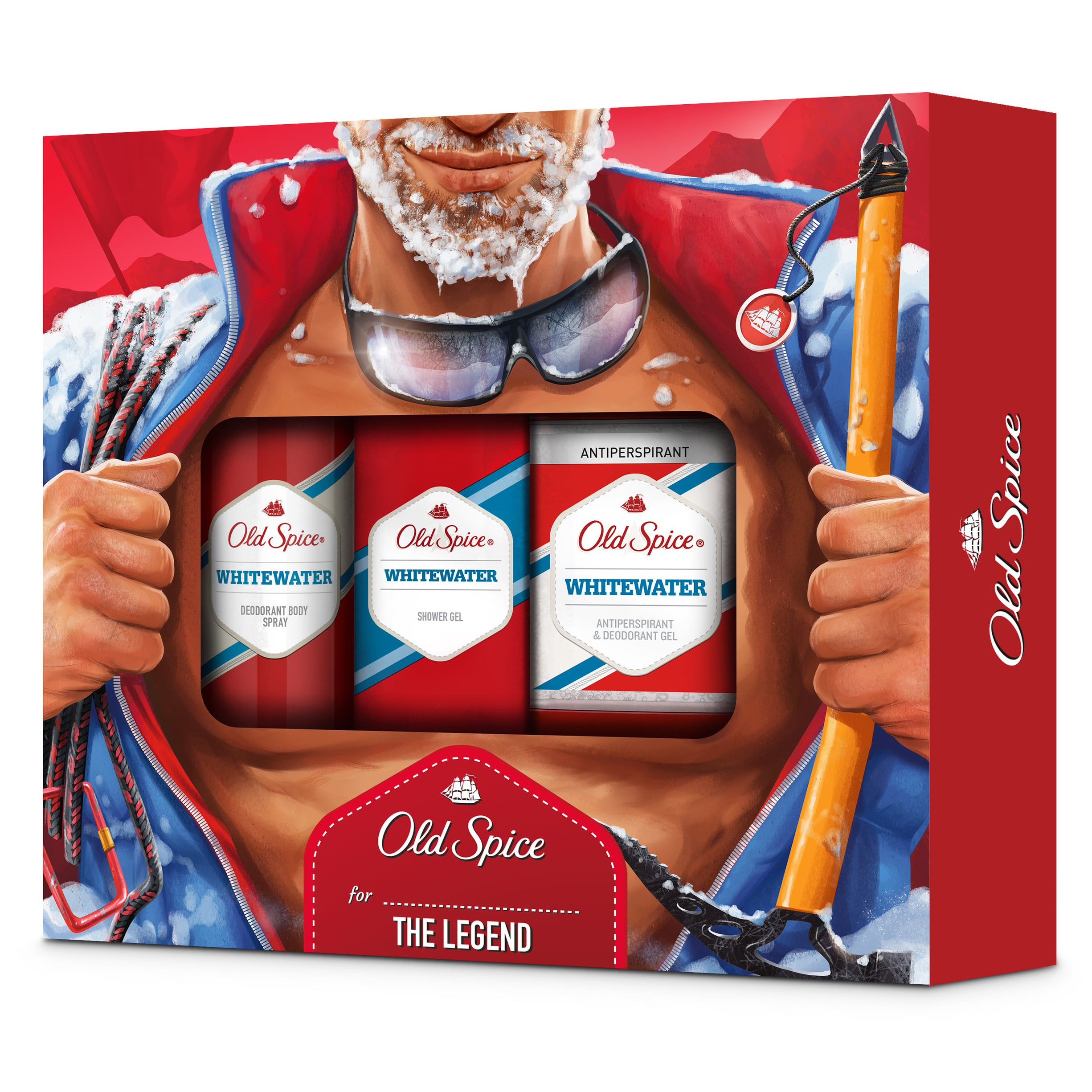 Old Spice Πακέτο Προσφοράς Whitewater Antiperspirant & Deodorant Gel 70ml, Deodorant Body Spray 150ml, Shower Gel 250ml