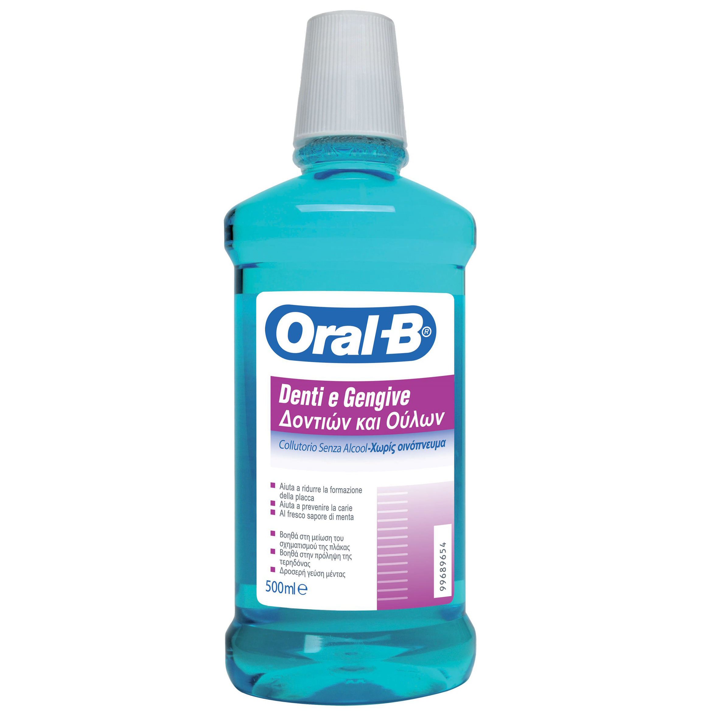 Oral-B Στοματικό Διάλυμα Δοντιών & Ούλων 500ml - Oral-B,Περιορίζει το Σχηματισμό της Πλάκας, με Δροσερή Γεύση Δυόσμου