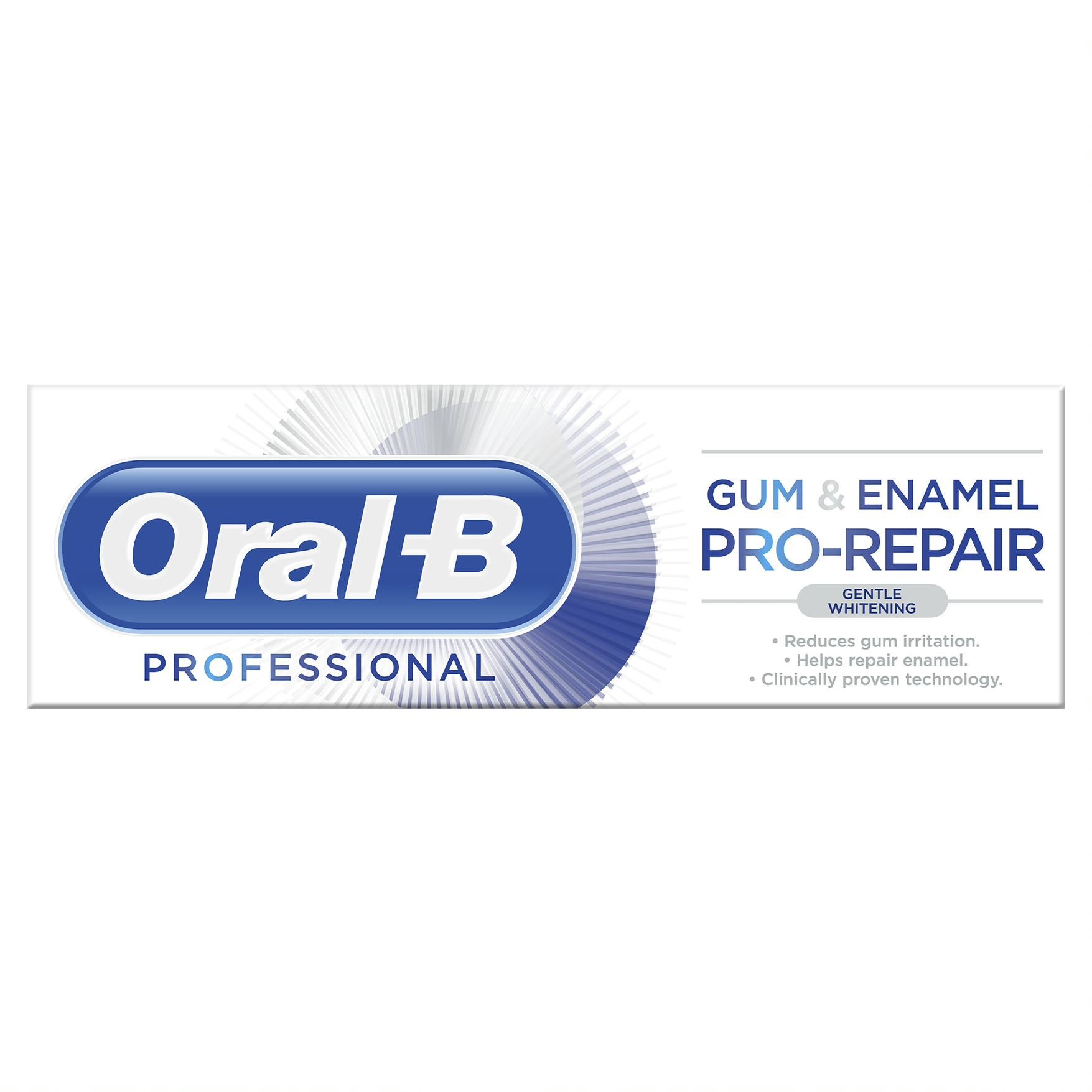 Oral-B Professional Gun & Enamel Pro Repair Gentle Whitening Οδοντόπαστα για Ευαίσθητα Ούλα & Αναδόμηση του Σμάλτου 75ml
