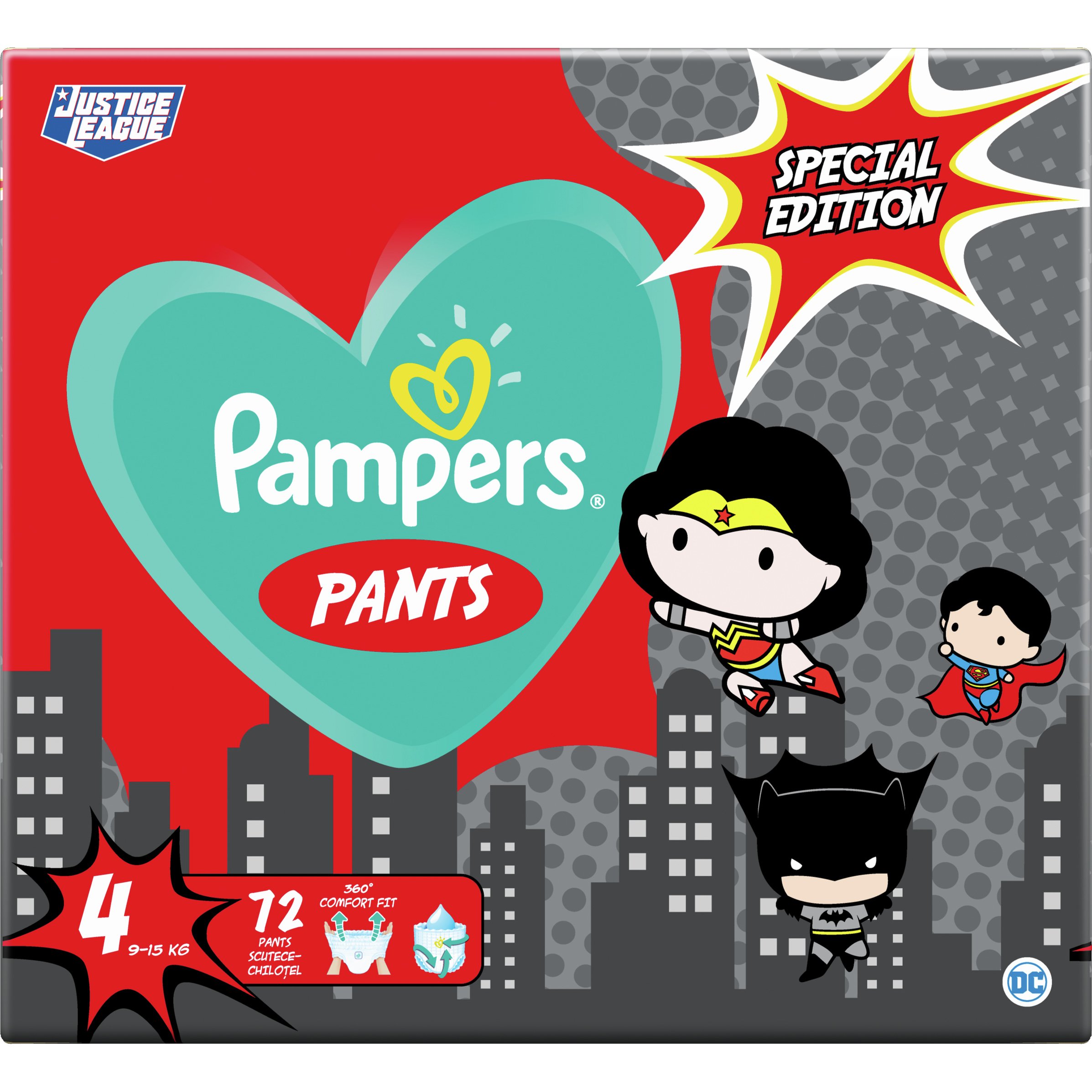 Pampers Pants Special Edition Warner Bros Νο4 (9-15kg) 72 πάνες